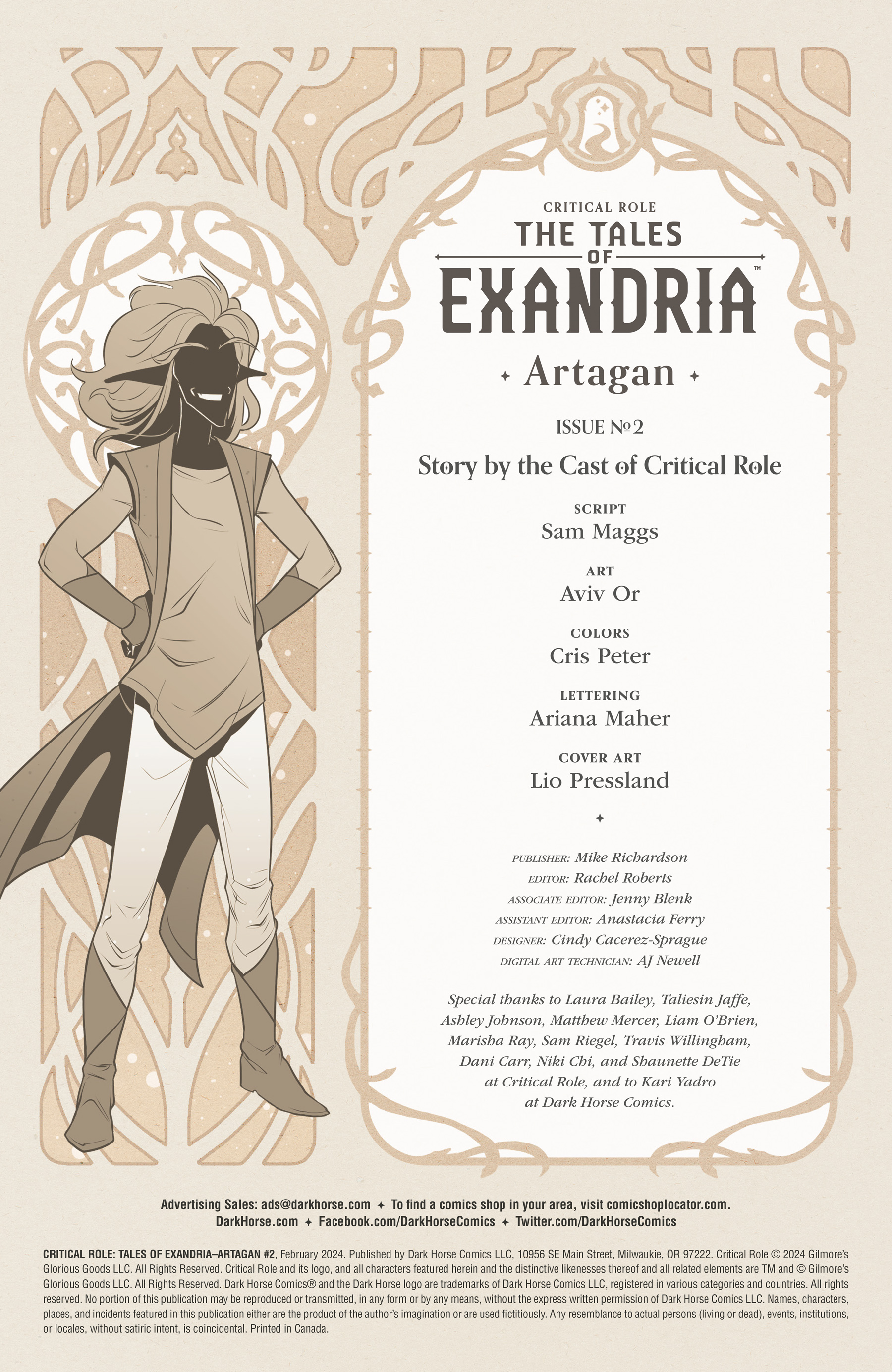 Read online Critical Role: The Tales of Exandria: Artagan comic -  Issue #2 - 2