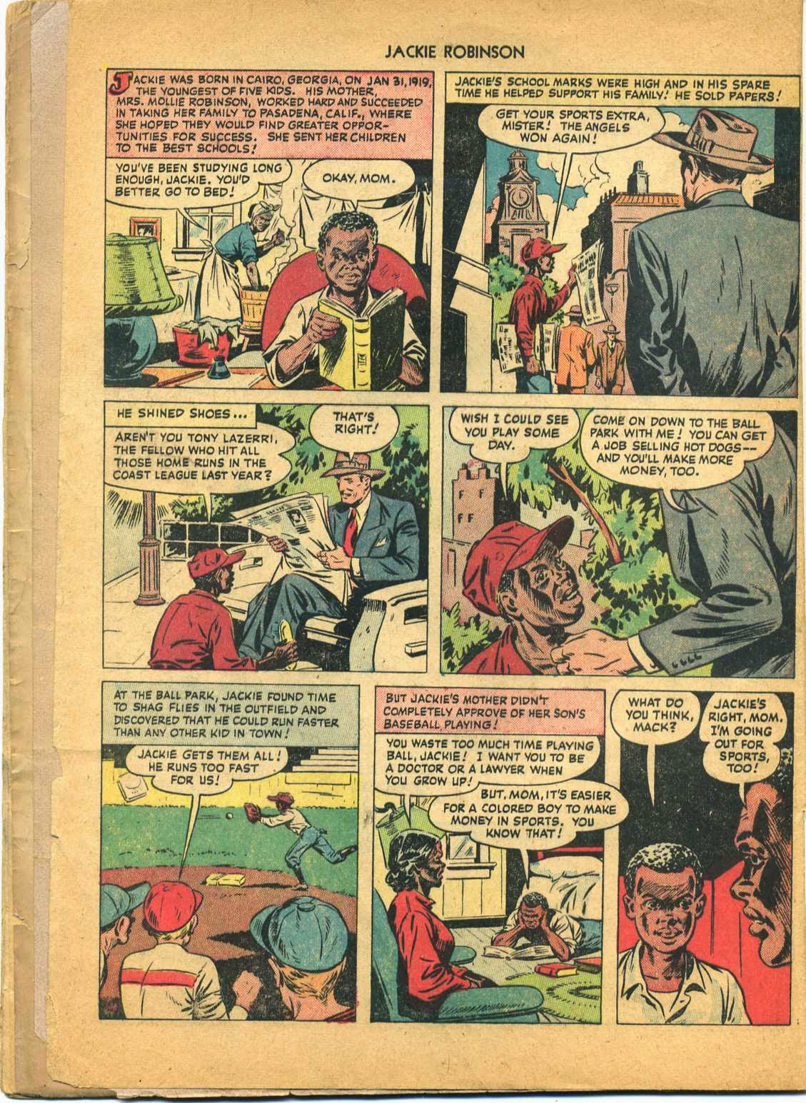 Read online Jackie Robinson comic -  Issue #1 - 5
