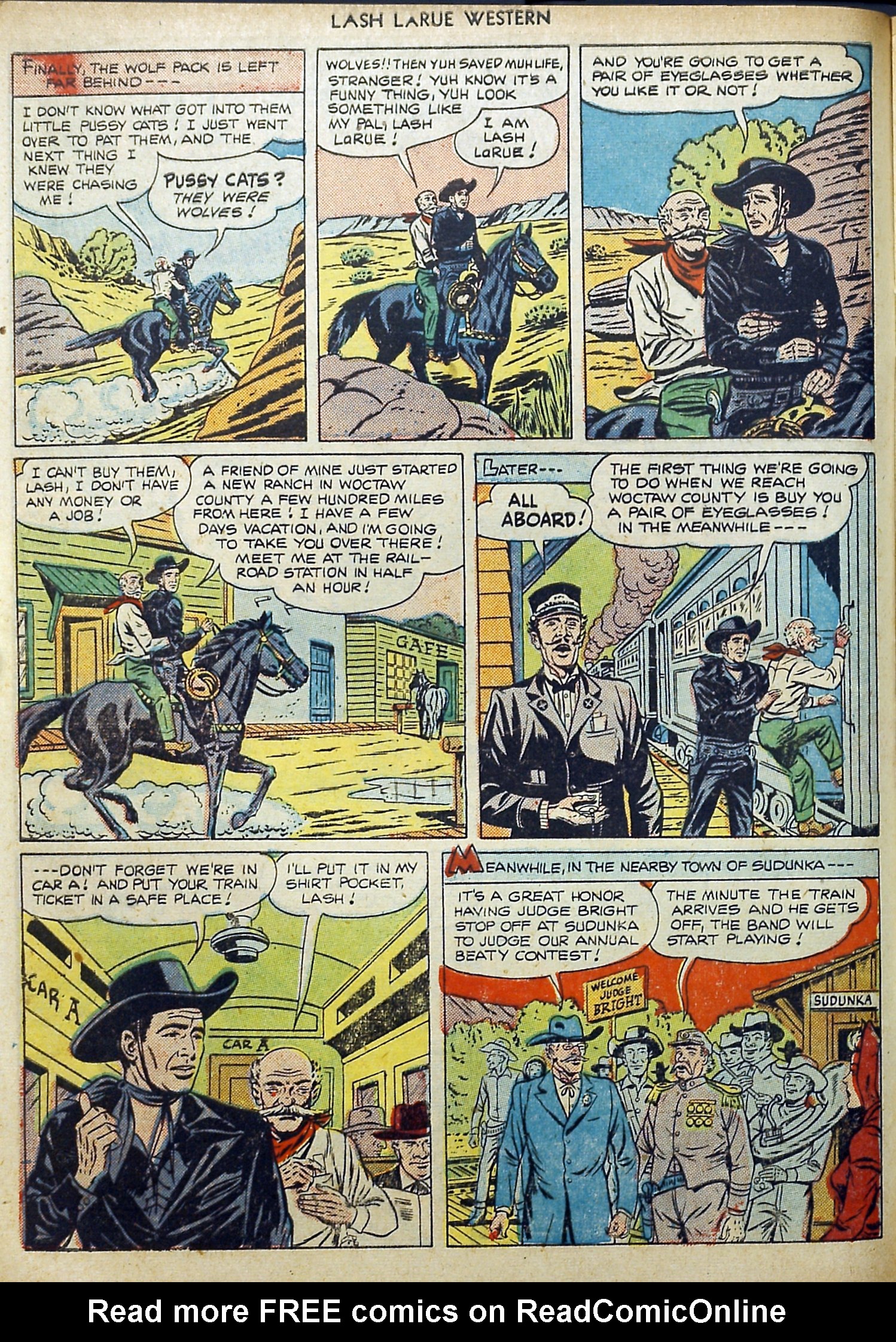 Read online Lash Larue Western (1949) comic -  Issue #11 - 20