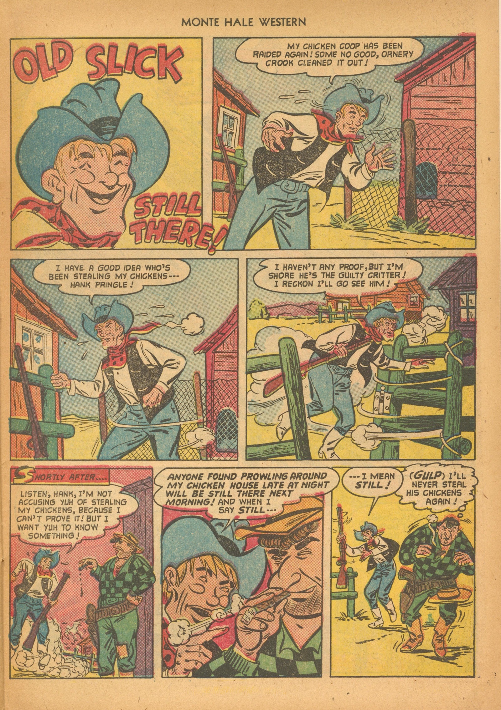 Read online Monte Hale Western comic -  Issue #72 - 27