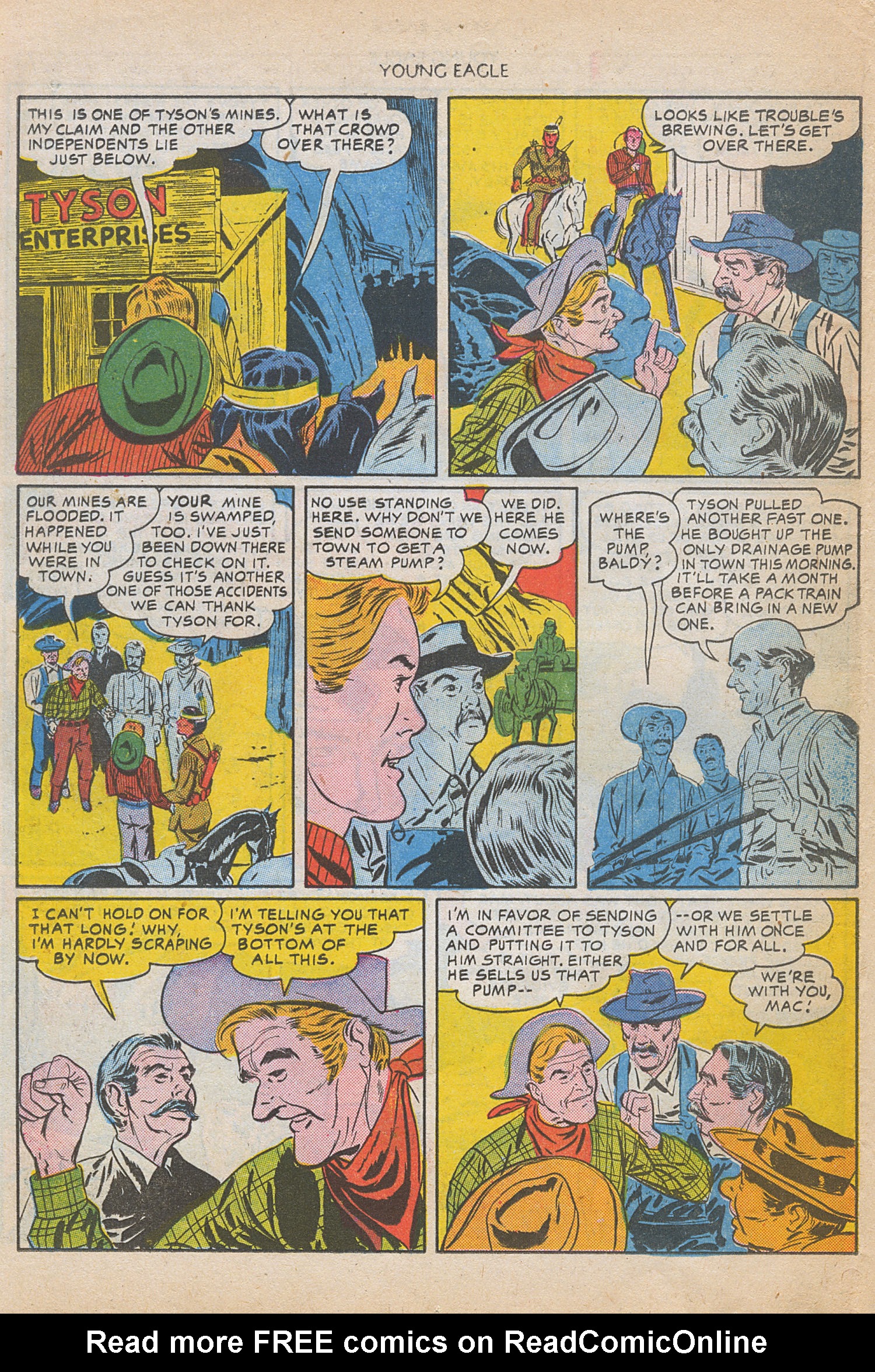 Read online Young Eagle comic -  Issue #5 - 26