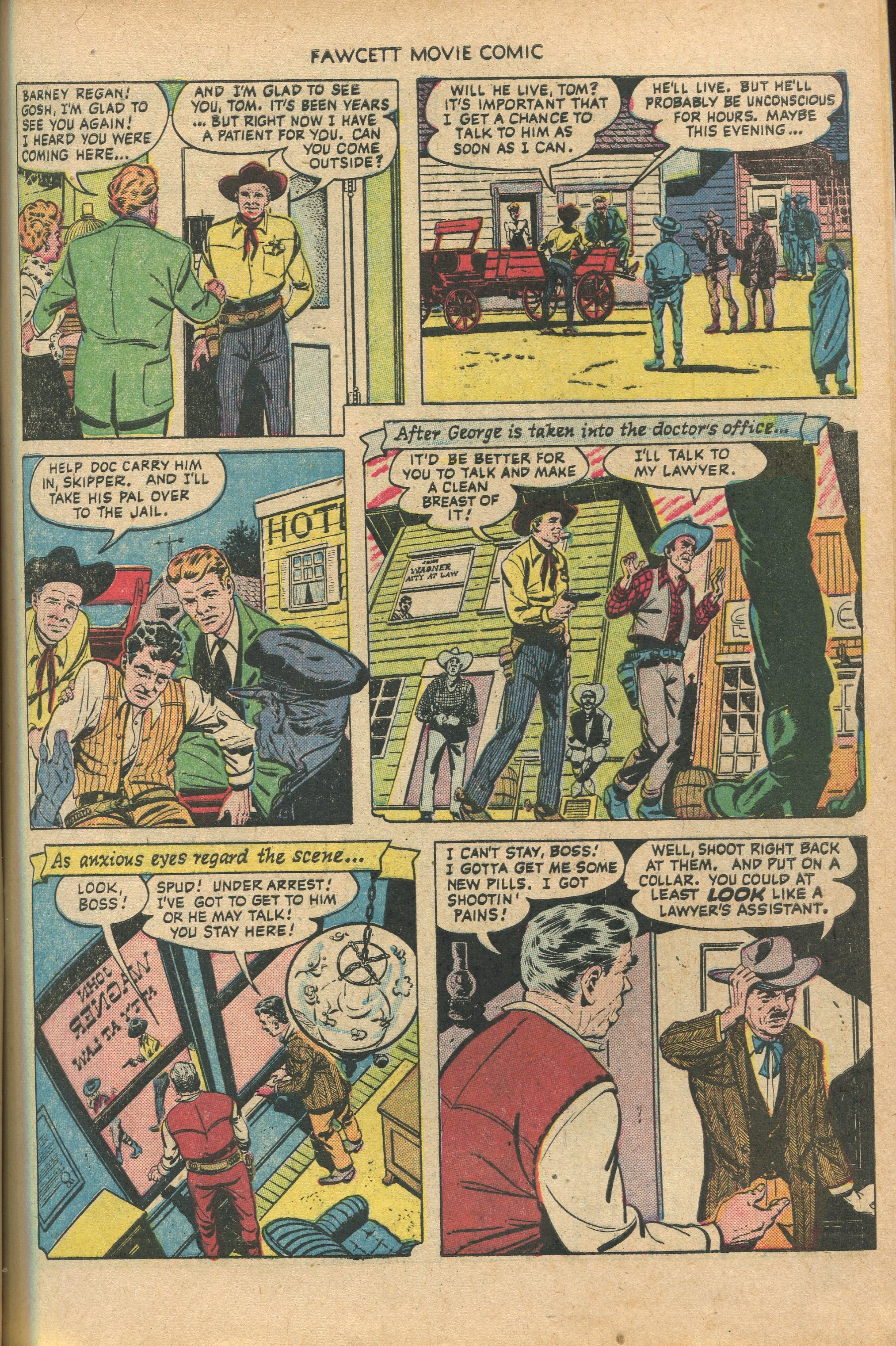 Read online Fawcett Movie Comic comic -  Issue #9 - 9