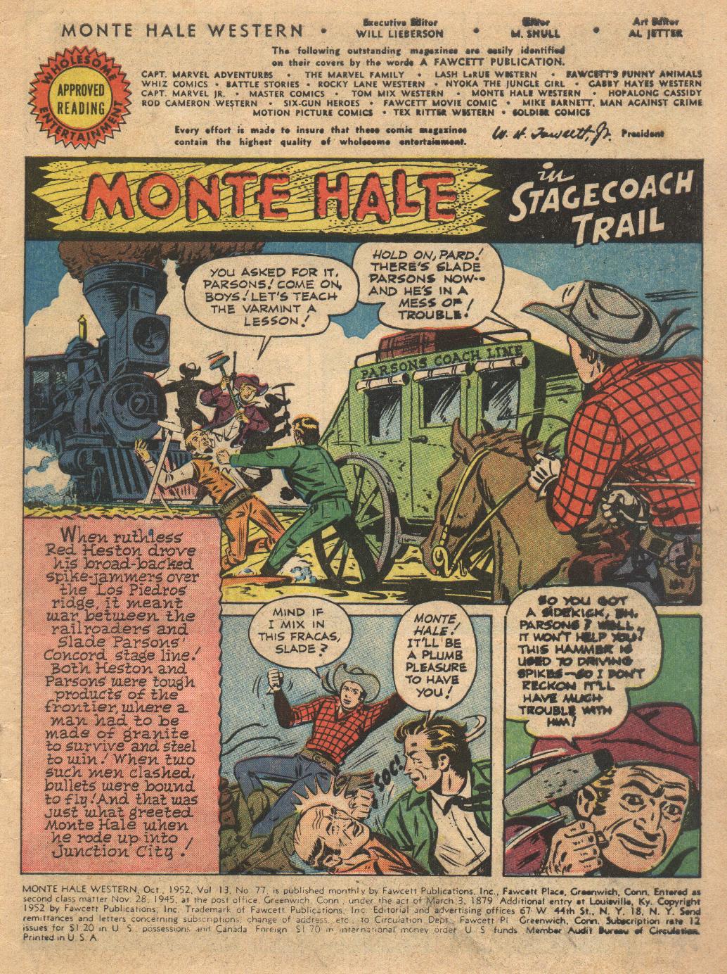 Read online Monte Hale Western comic -  Issue #77 - 3