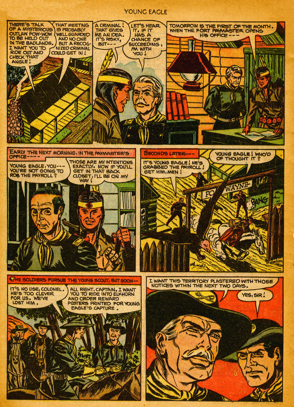 Read online Young Eagle comic -  Issue #10 - 4