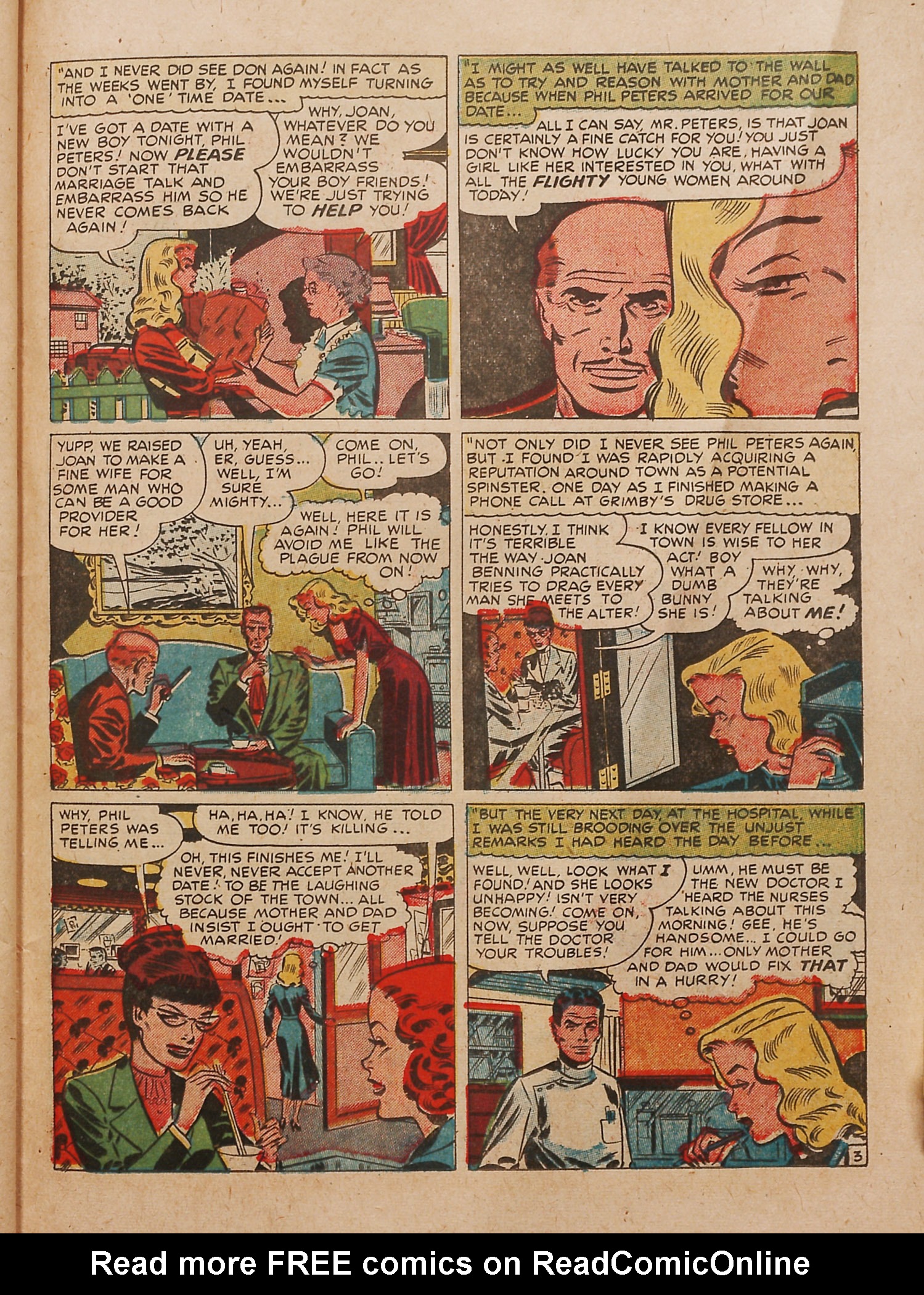 Read online Young Love (1949) comic -  Issue #2 - 43