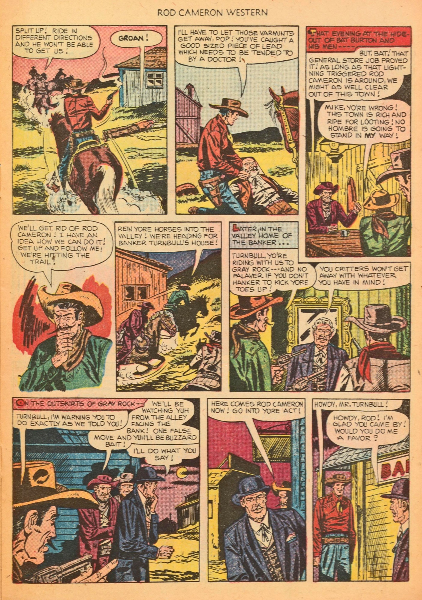 Read online Rod Cameron Western comic -  Issue #15 - 15