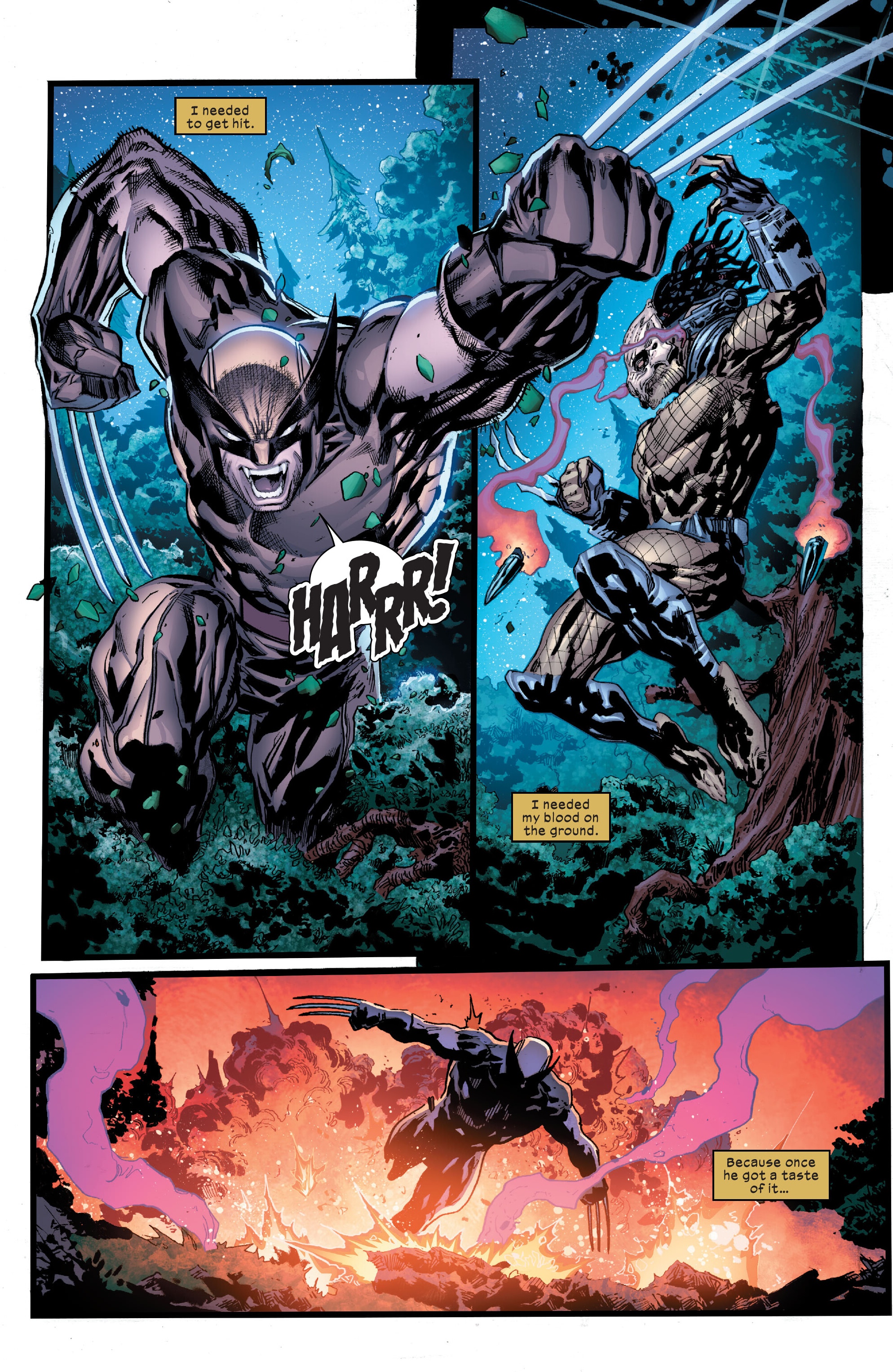 Read online Predator vs. Wolverine comic -  Issue #4 - 4