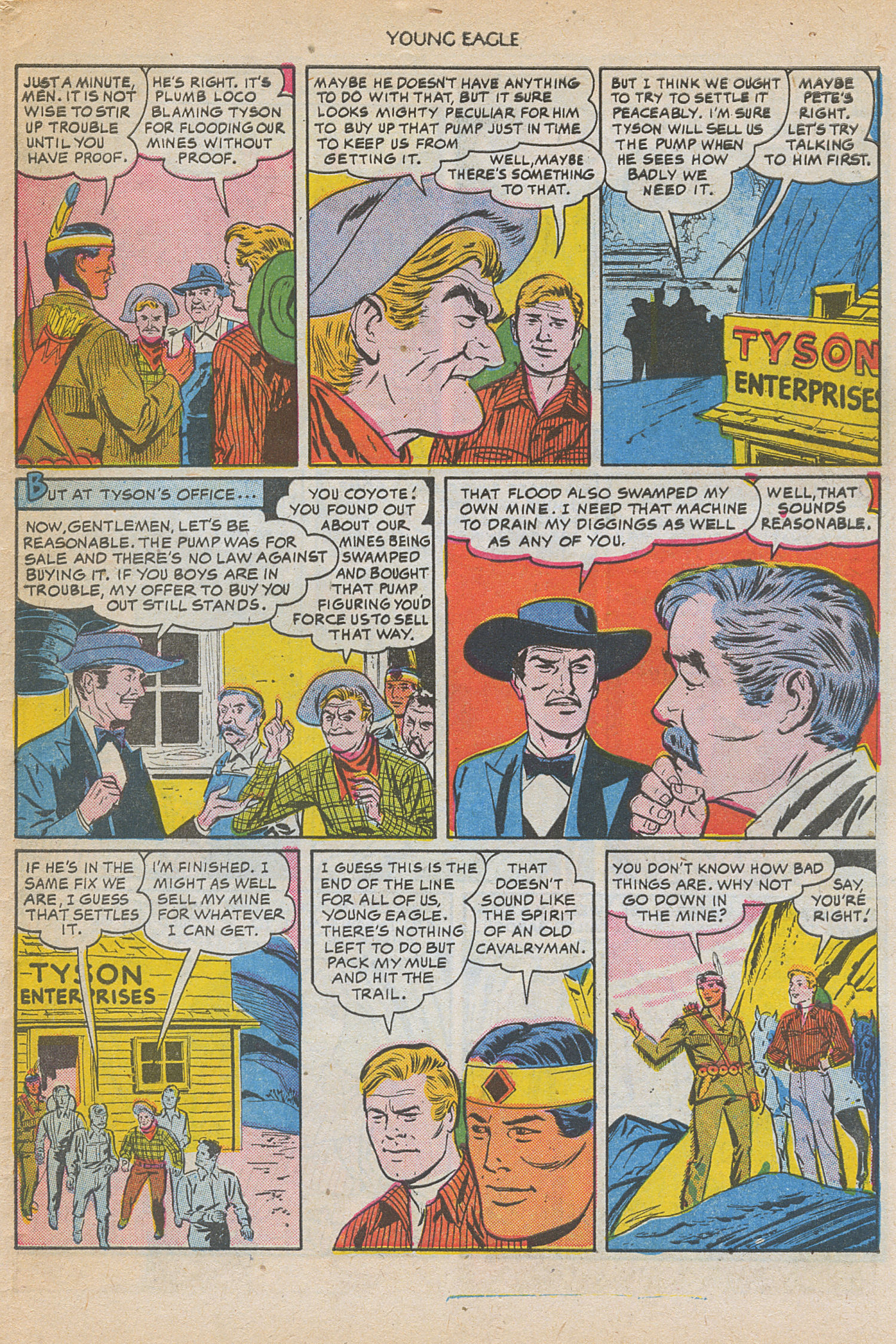 Read online Young Eagle comic -  Issue #5 - 27