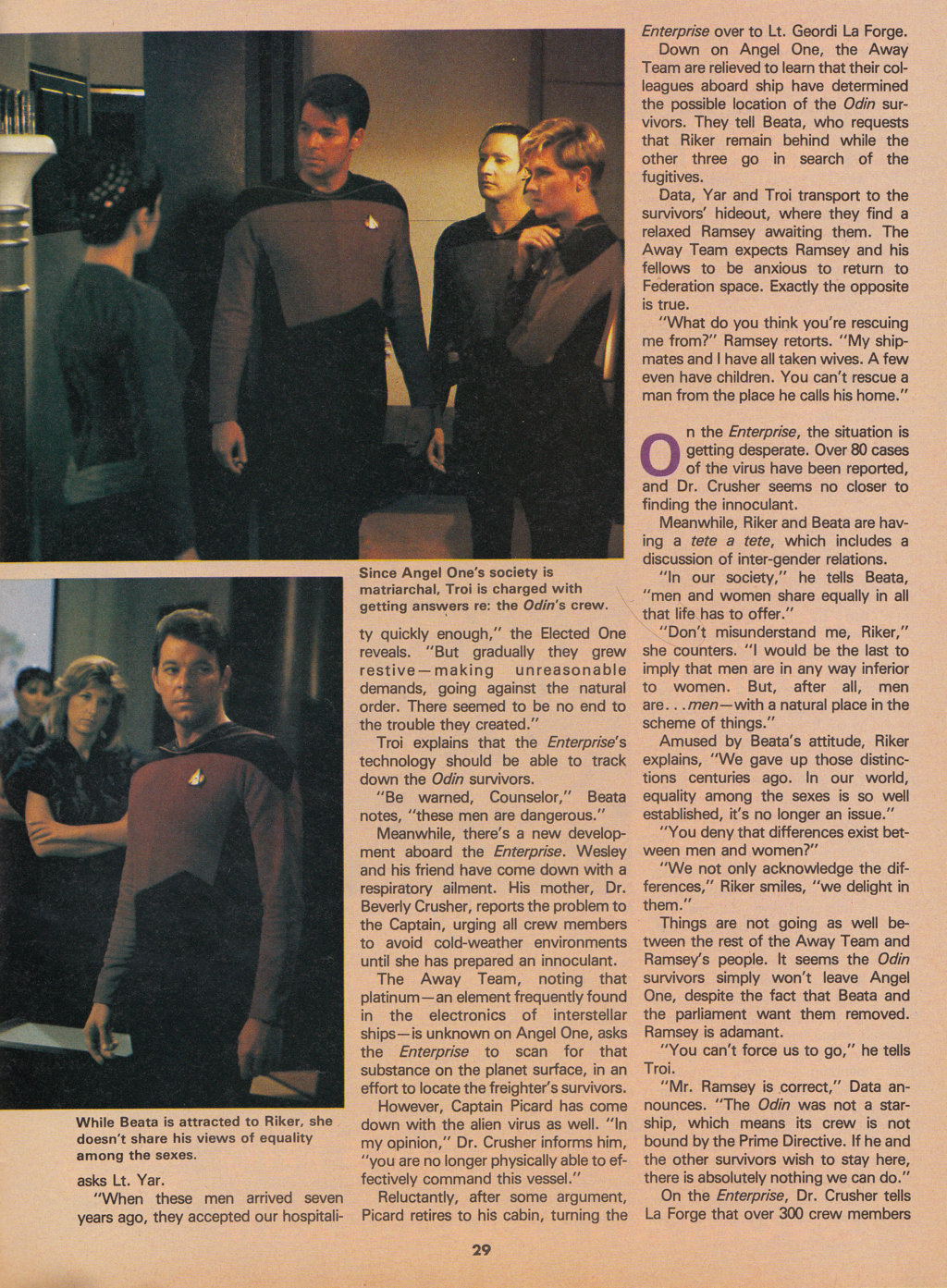 Read online Star Trek The Next Generation (1990) comic -  Issue #10 - 29