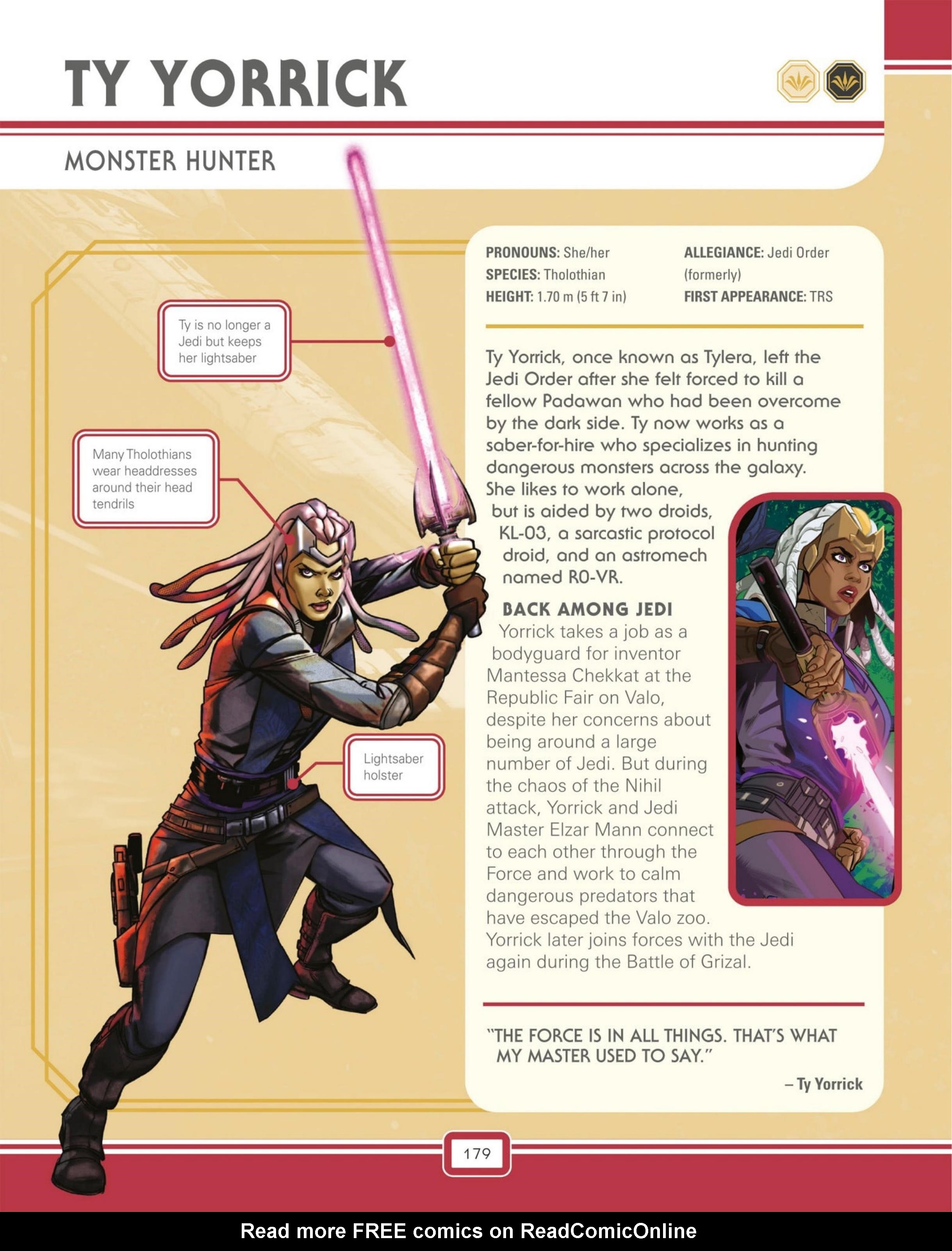 Read online Star Wars: The High Republic Character Encyclopedia comic -  Issue # TPB (Part 2) - 82