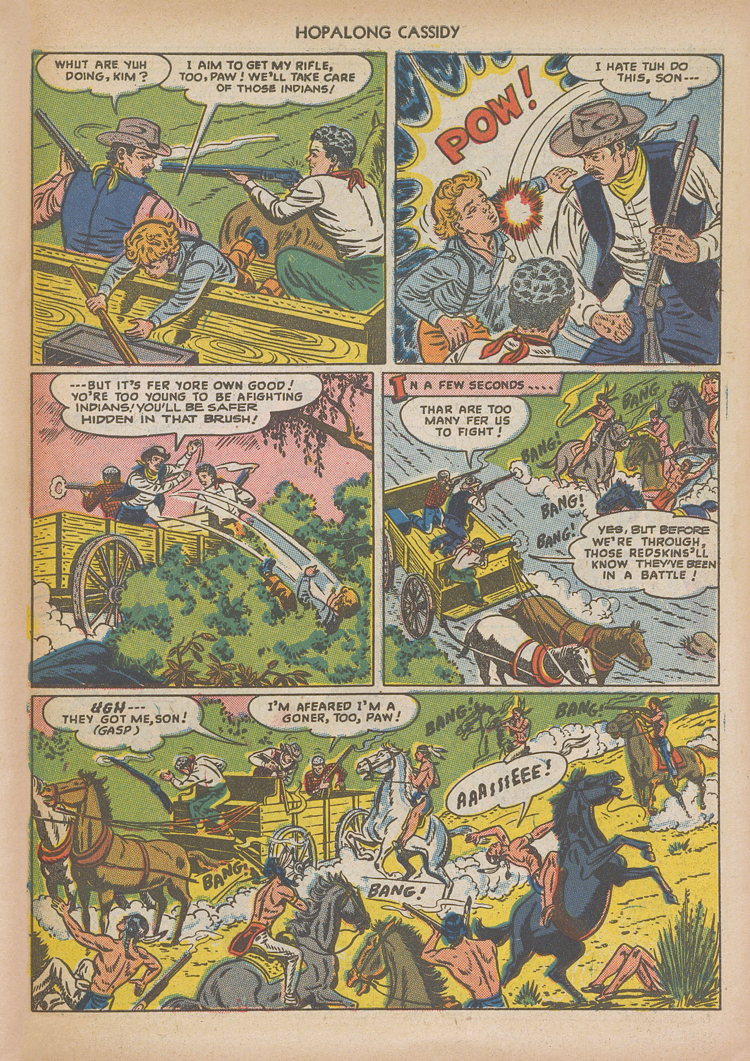 Read online Hopalong Cassidy comic -  Issue #35 - 43