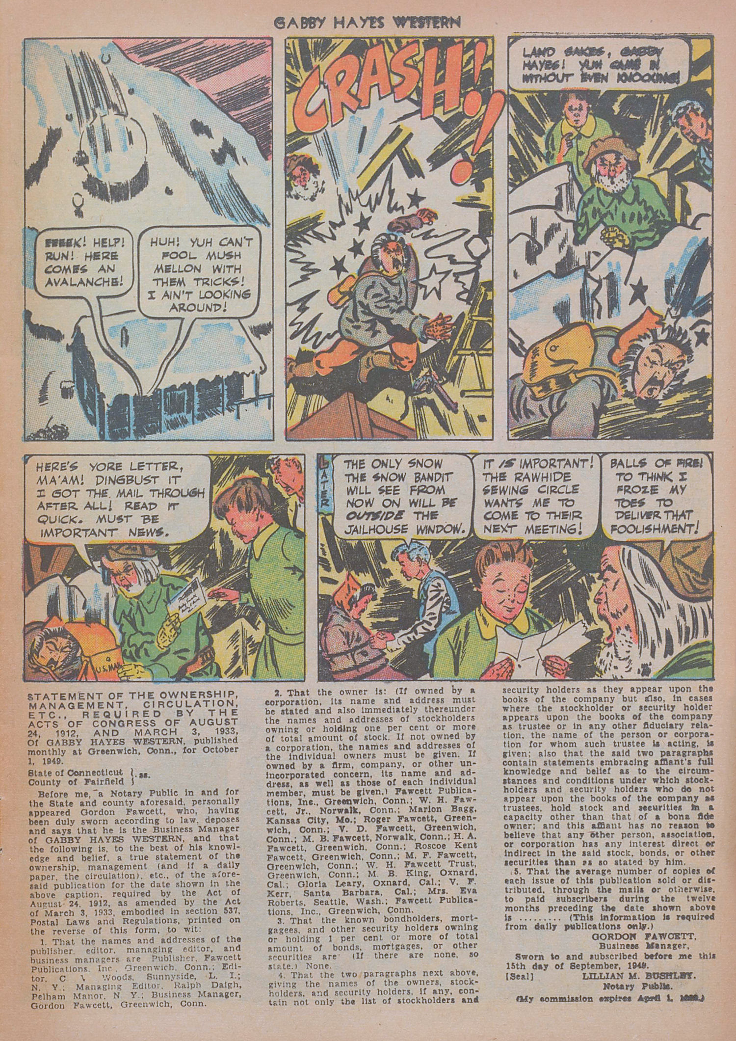 Read online Gabby Hayes Western comic -  Issue #14 - 13