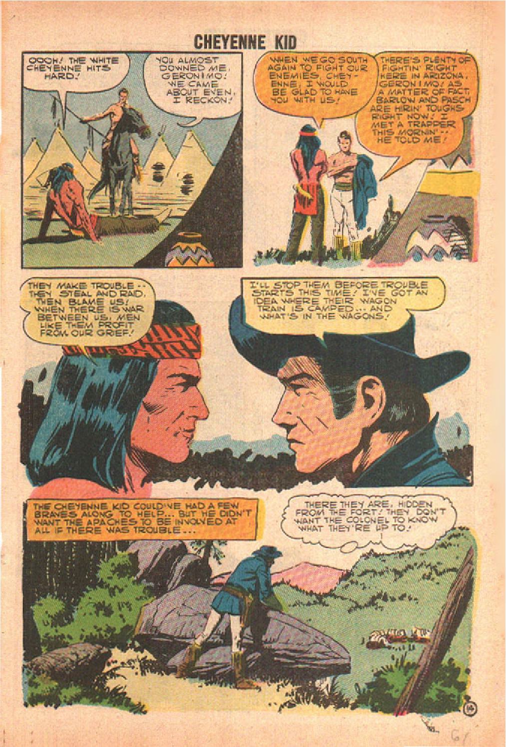 Read online Cheyenne Kid comic -  Issue #11 - 61