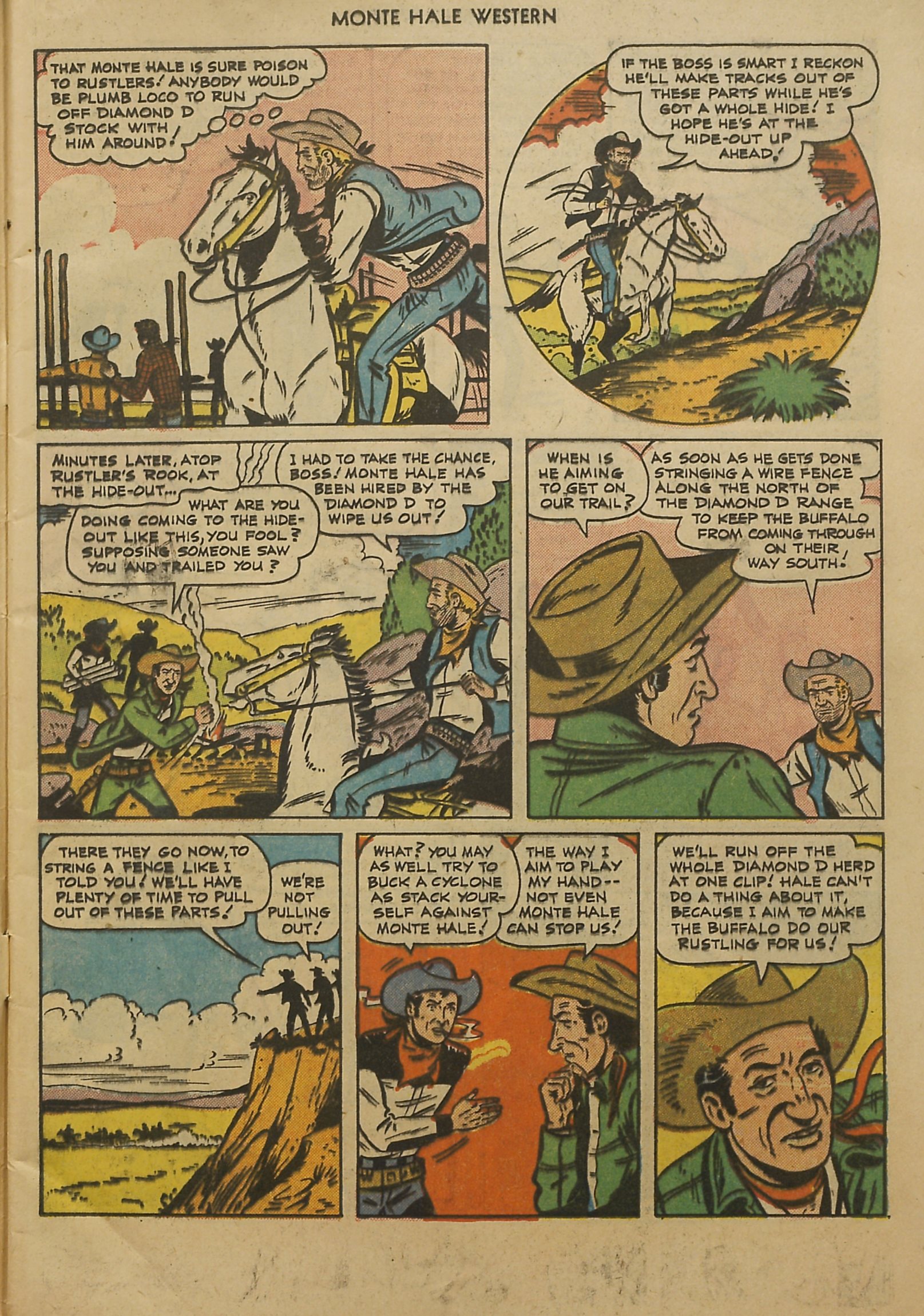 Read online Monte Hale Western comic -  Issue #52 - 5