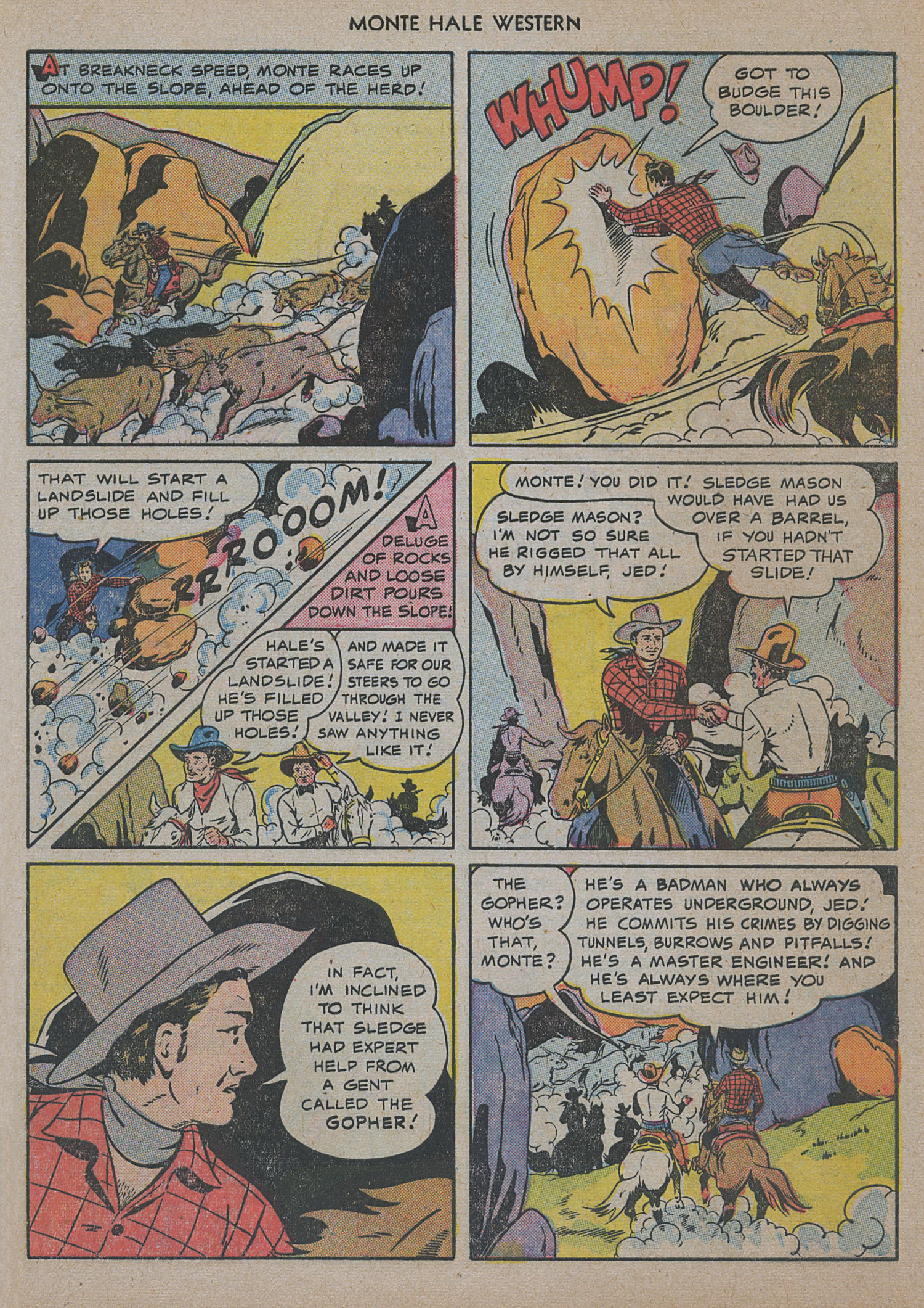 Read online Monte Hale Western comic -  Issue #48 - 21