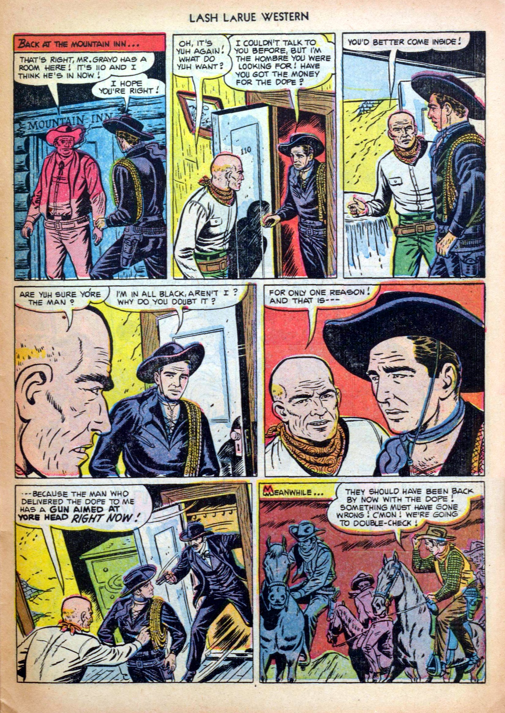 Read online Lash Larue Western (1949) comic -  Issue #31 - 31