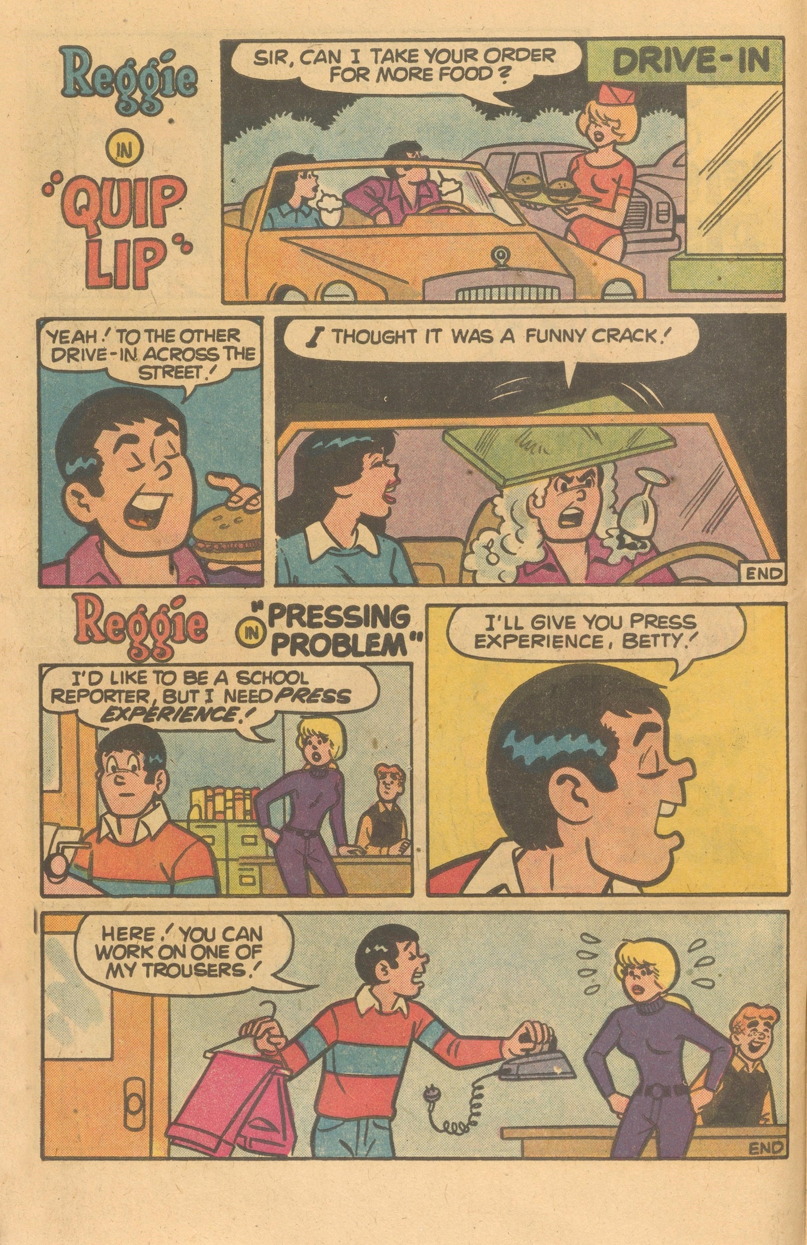 Read online Reggie's Wise Guy Jokes comic -  Issue #44 - 6
