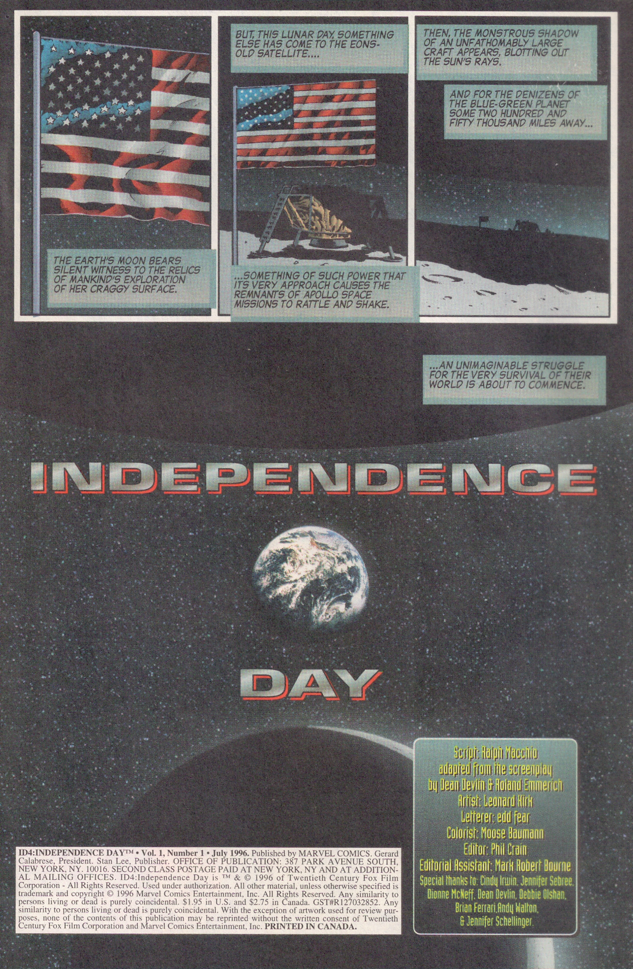 Read online Independence Day (1996) comic -  Issue #1 - 3