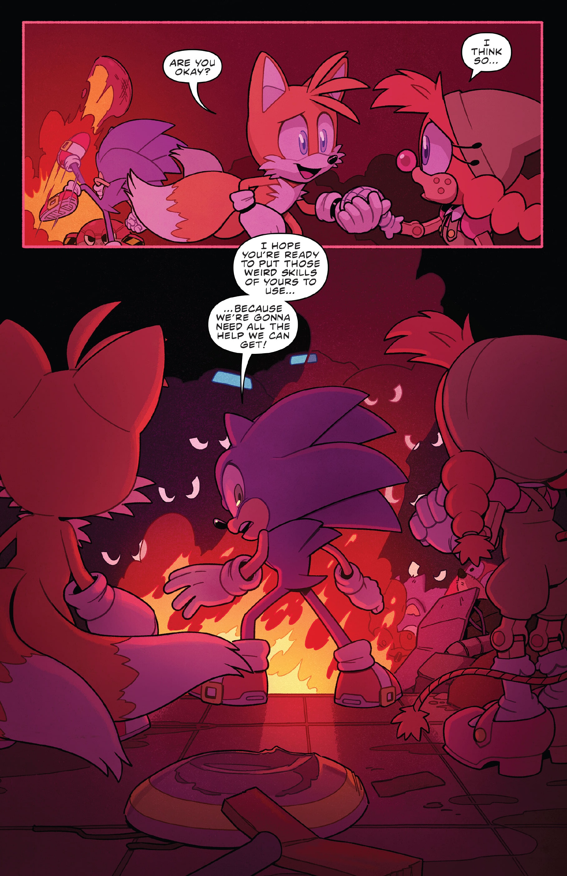 Read online Sonic the Hedgehog: Sonic & Tails: Best Buds Forever comic -  Issue # TPB - 73
