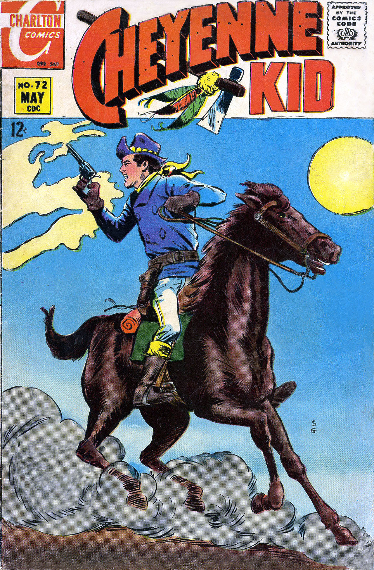 Read online Cheyenne Kid comic -  Issue #72 - 1