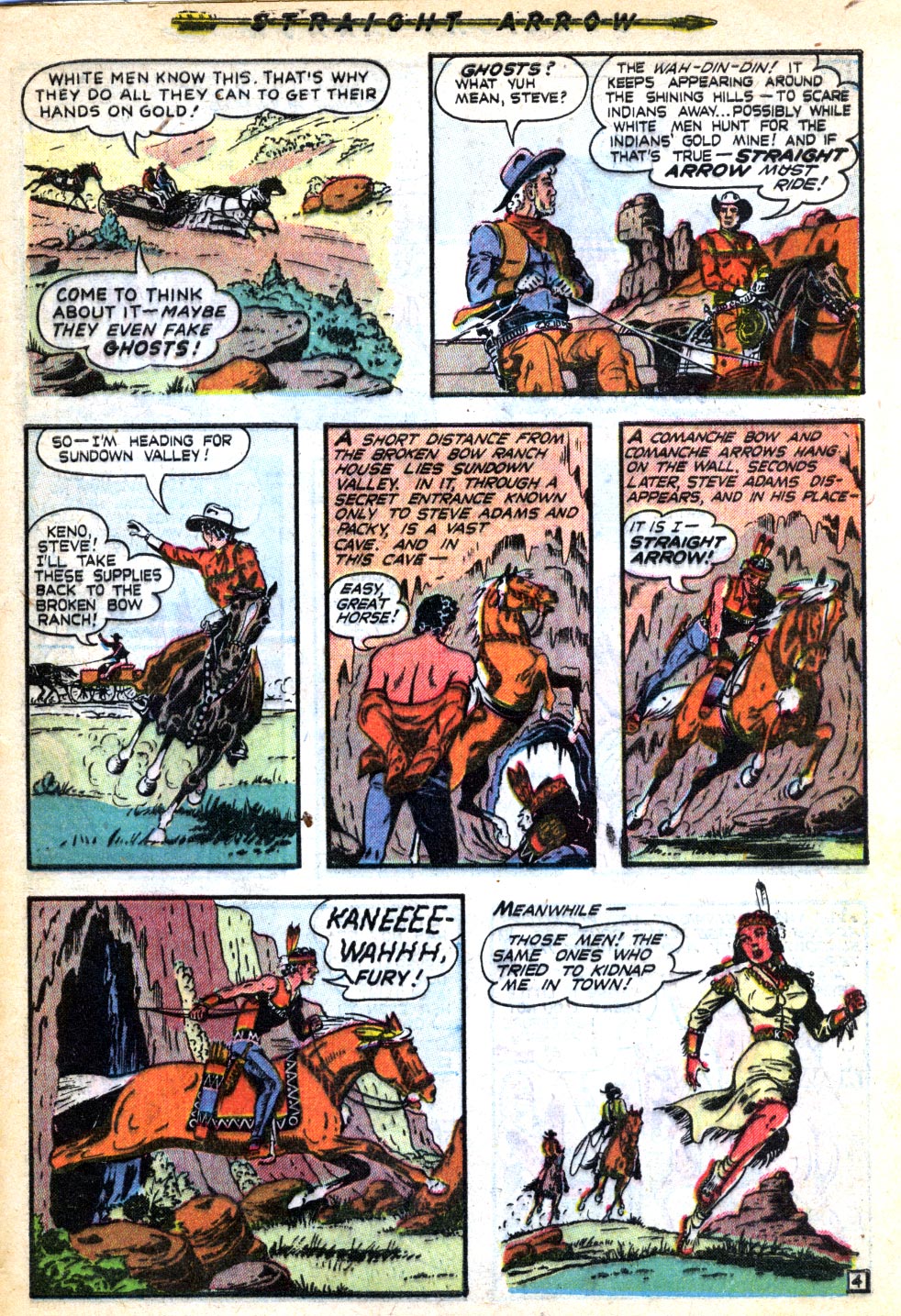 Read online Straight Arrow comic -  Issue #7 - 29
