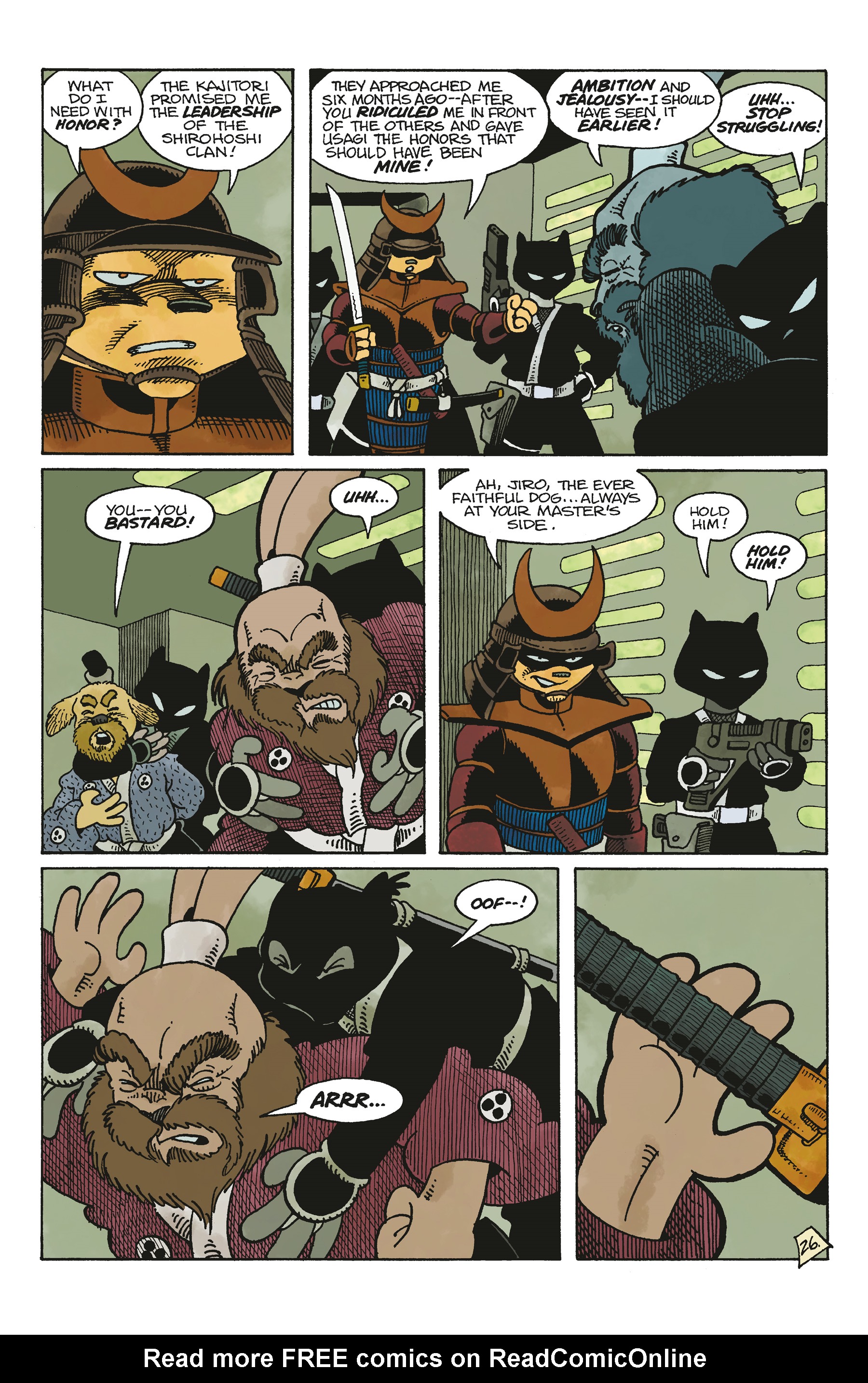 Read online Space Usagi: Death and Honor comic -  Issue #1 - 27