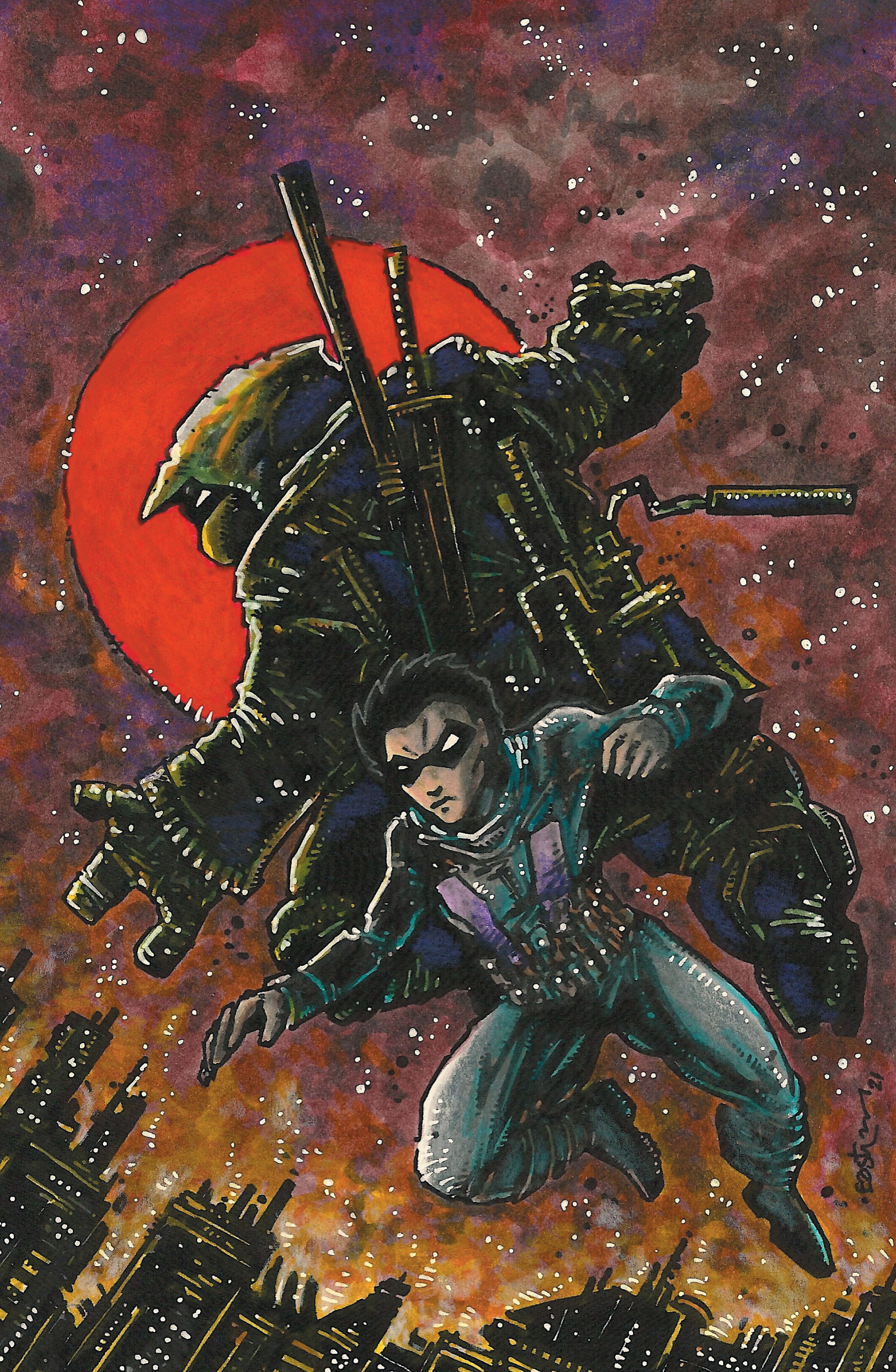 Read online Teenage Mutant Ninja Turtles: The Last Ronin - The Covers comic -  Issue # TPB (Part 2) - 37