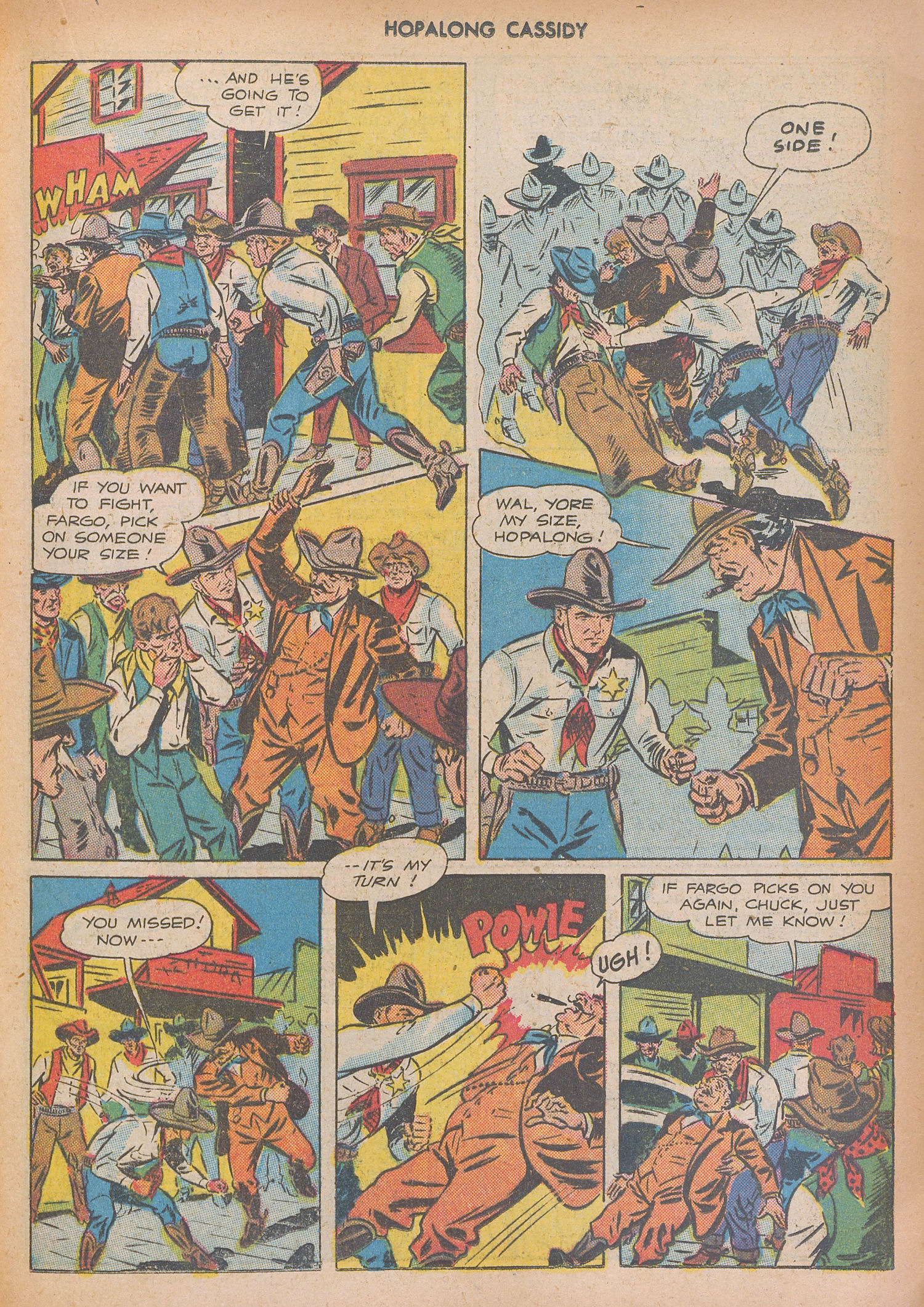 Read online Hopalong Cassidy comic -  Issue #9 - 19