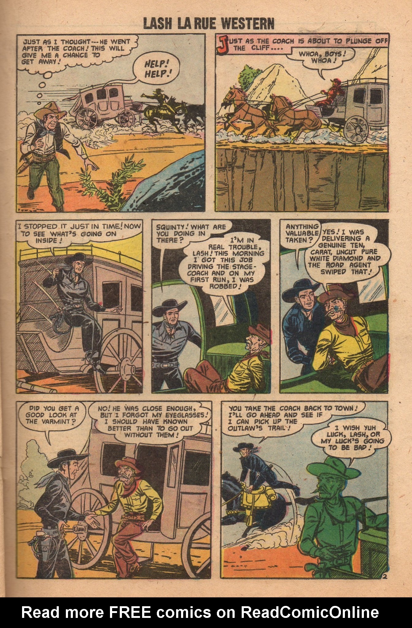 Read online Lash Larue Western (1949) comic -  Issue #65 - 21