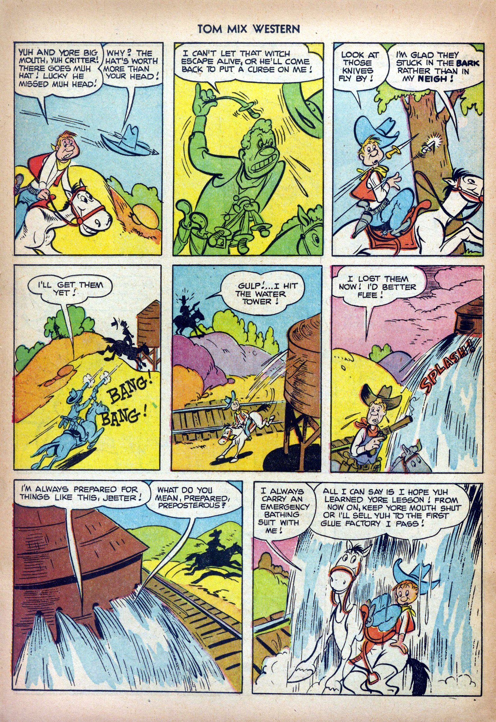 Read online Tom Mix Western (1948) comic -  Issue #58 - 24