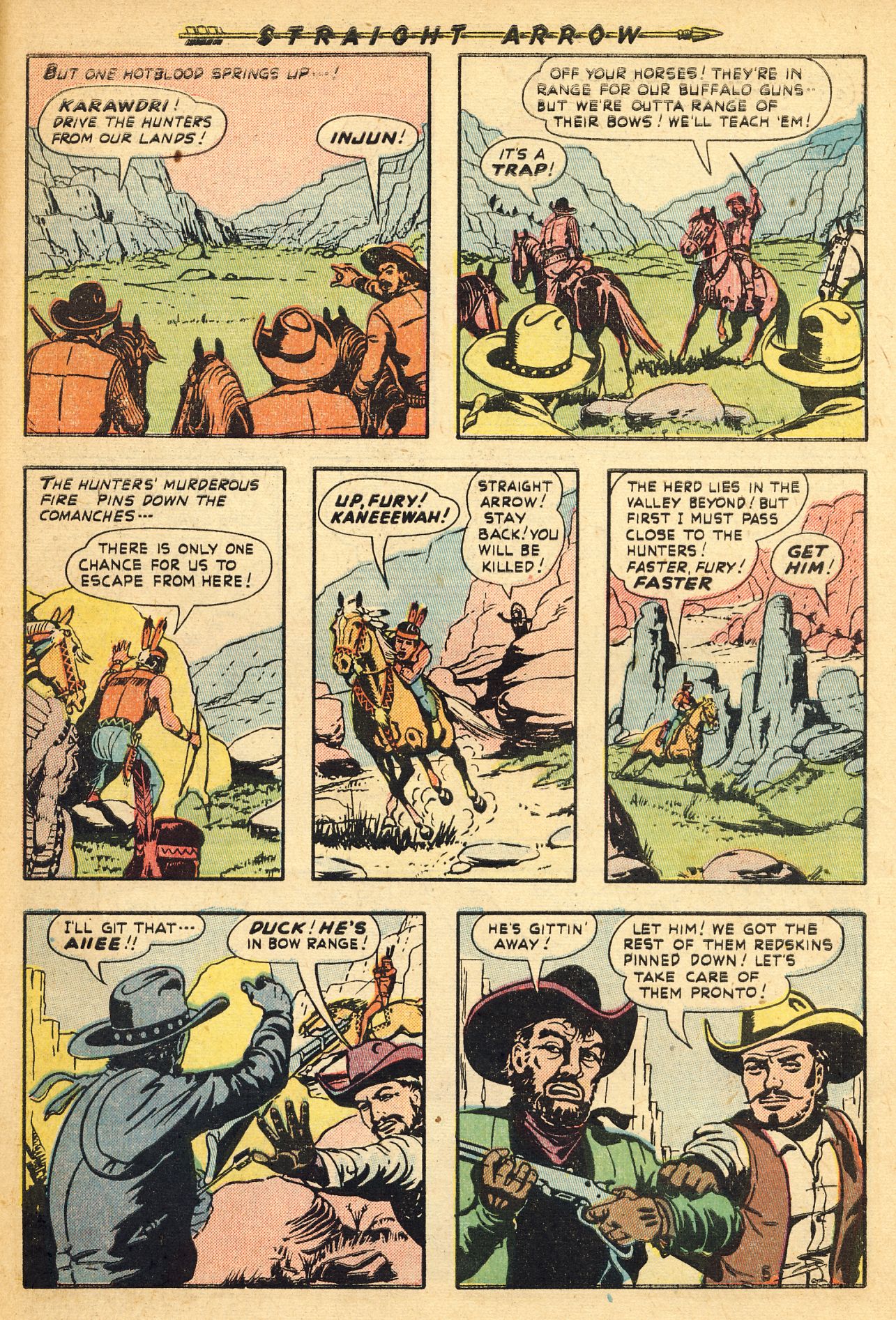 Read online Straight Arrow comic -  Issue #14 - 31