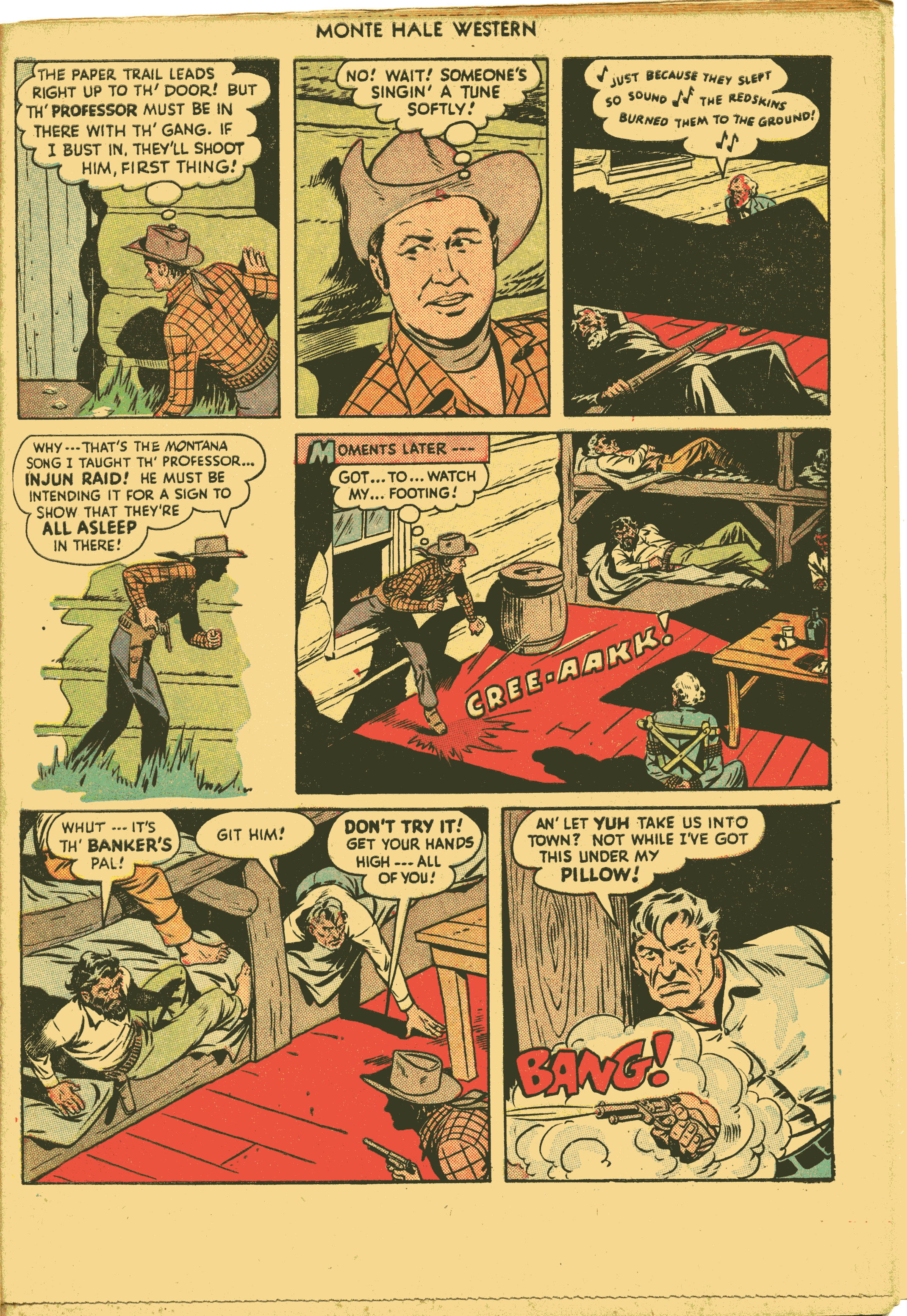 Read online Monte Hale Western comic -  Issue #31 - 31