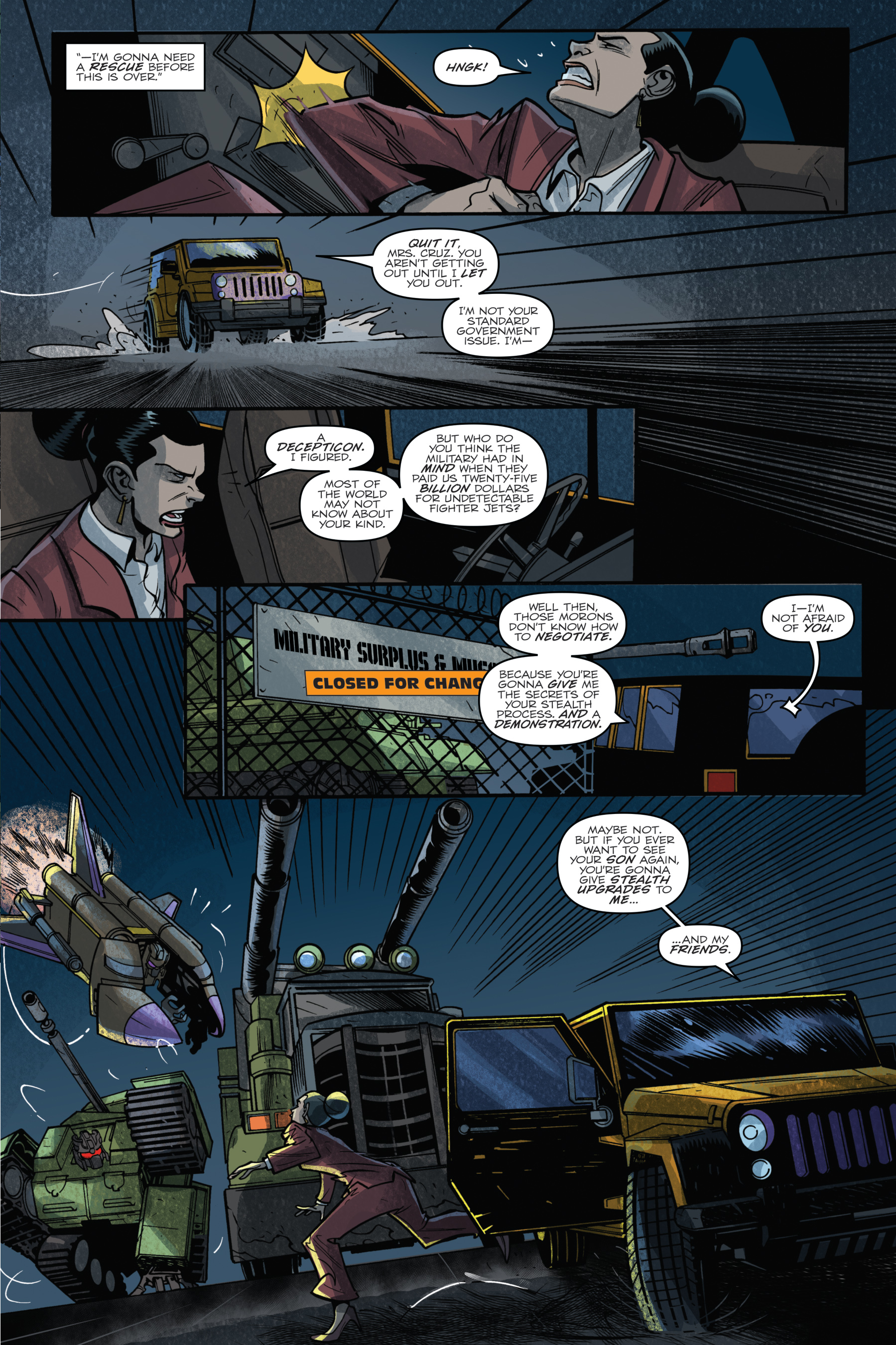 Read online Transformers: Bumblebee - Win If You Dare comic -  Issue # TPB - 43