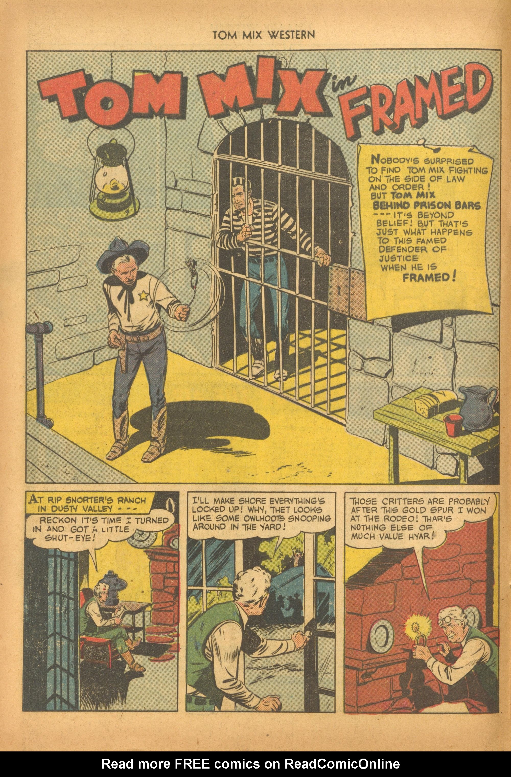 Read online Tom Mix Western (1948) comic -  Issue #28 - 16