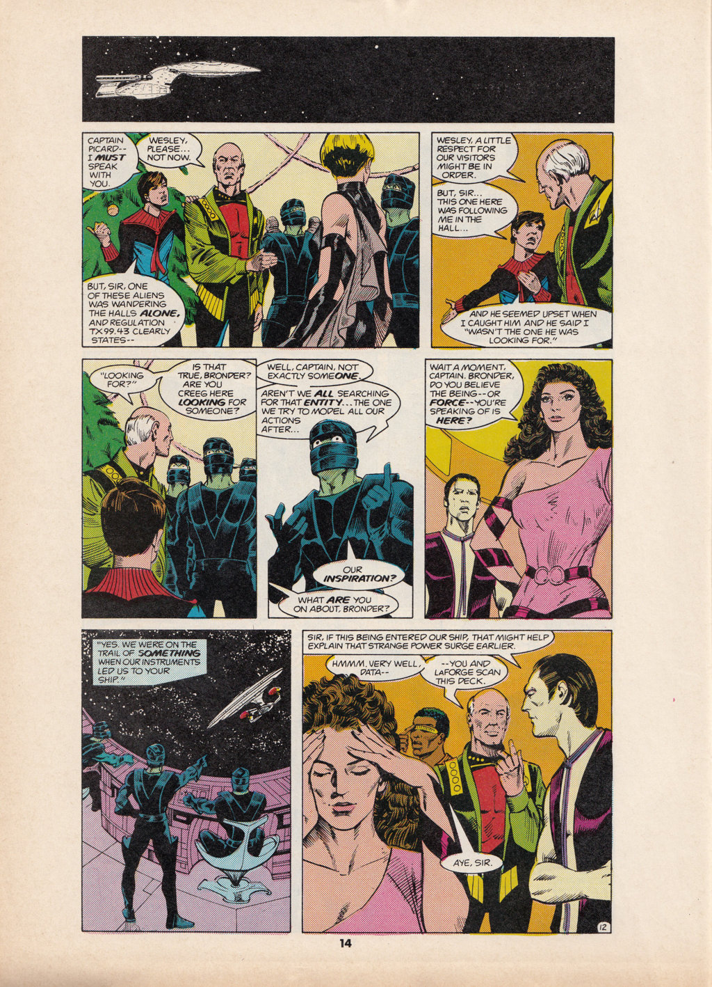 Read online Star Trek The Next Generation (1990) comic -  Issue #3 - 14