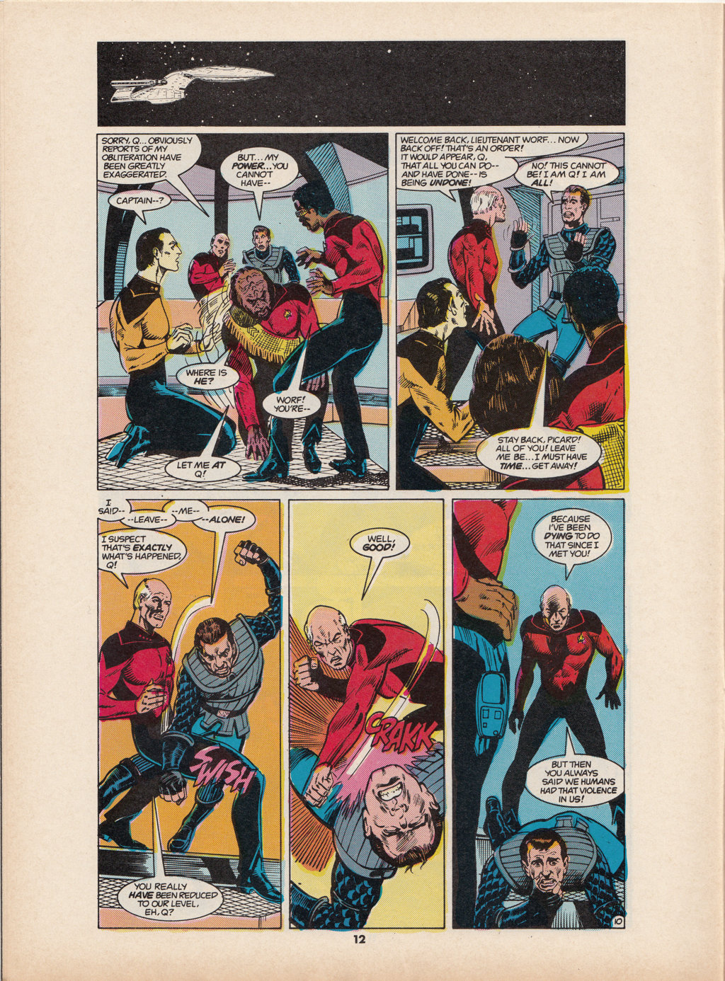Read online Star Trek The Next Generation (1990) comic -  Issue #5 - 12