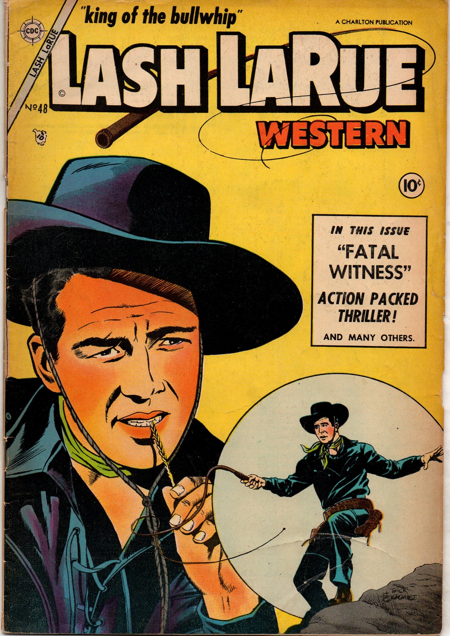Read online Lash Larue Western (1949) comic -  Issue #48 - 1