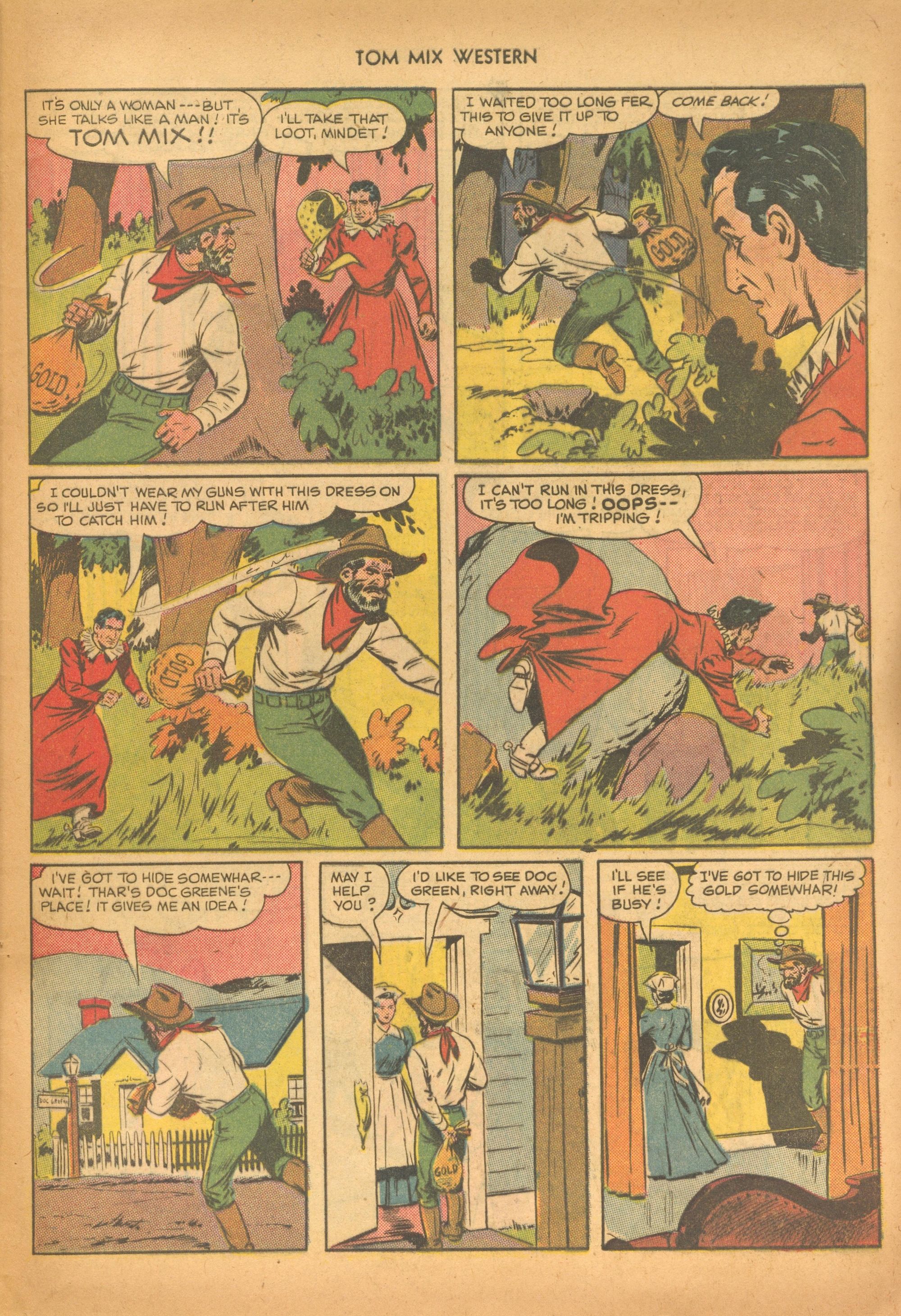 Read online Tom Mix Western (1948) comic -  Issue #28 - 45