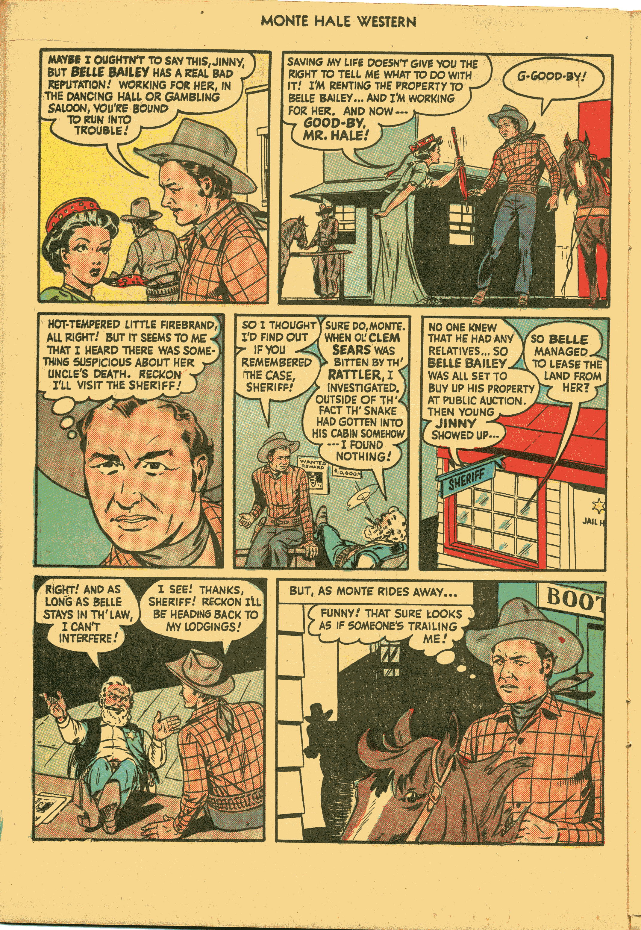 Read online Monte Hale Western comic -  Issue #31 - 18