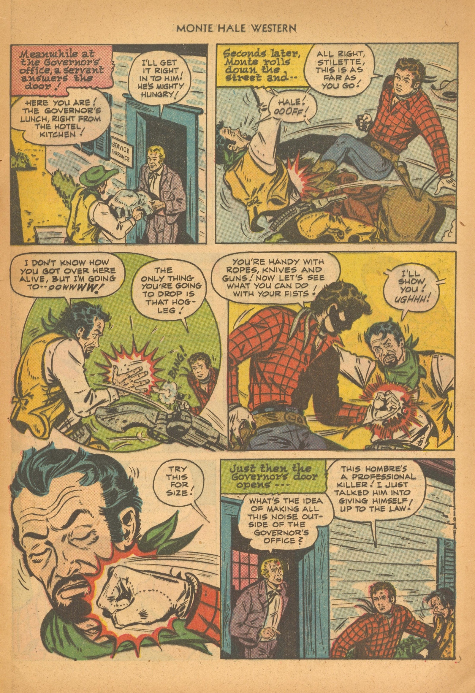 Read online Monte Hale Western comic -  Issue #76 - 33