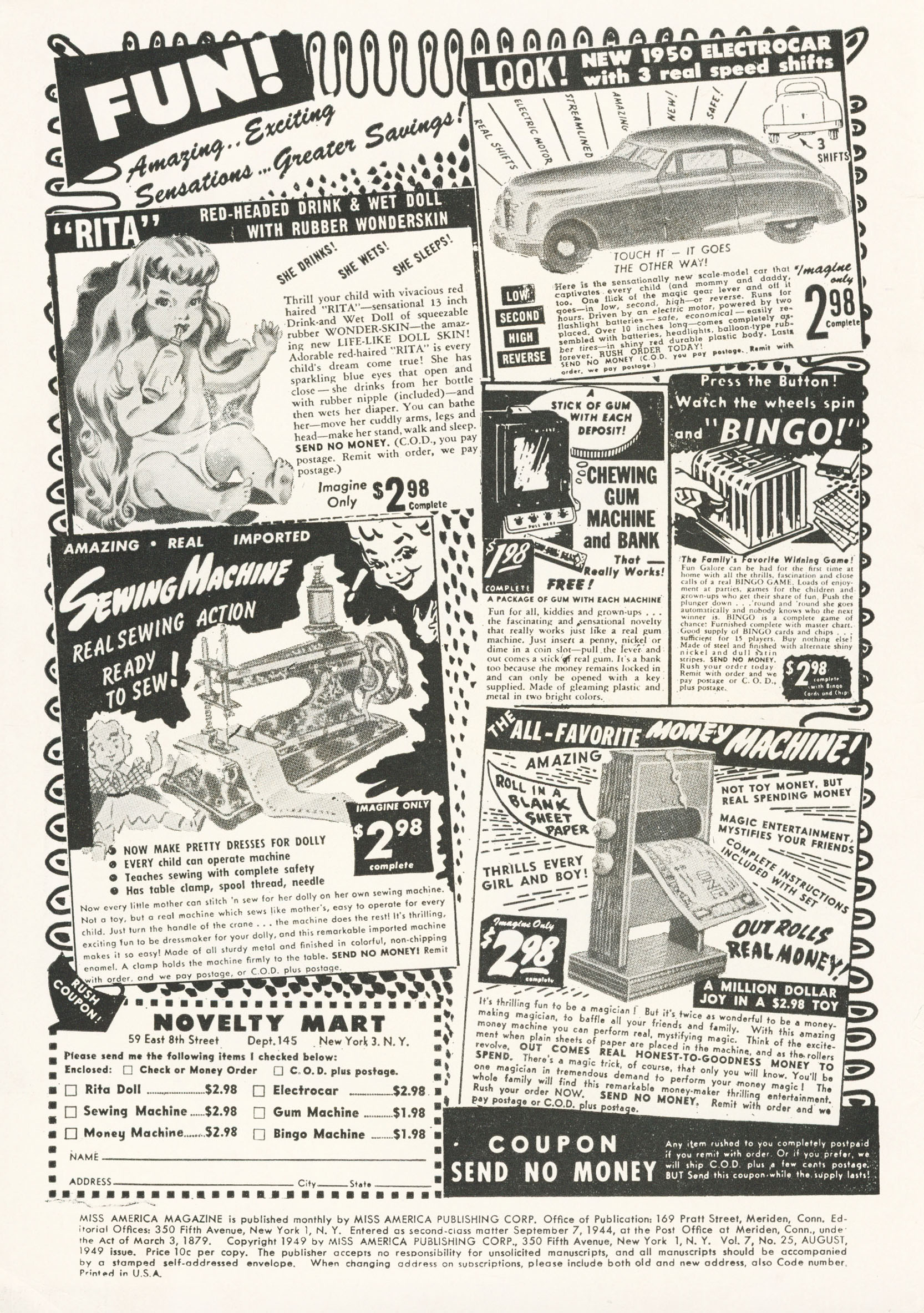 Read online Miss America Magazine comic -  Issue #58 - 2