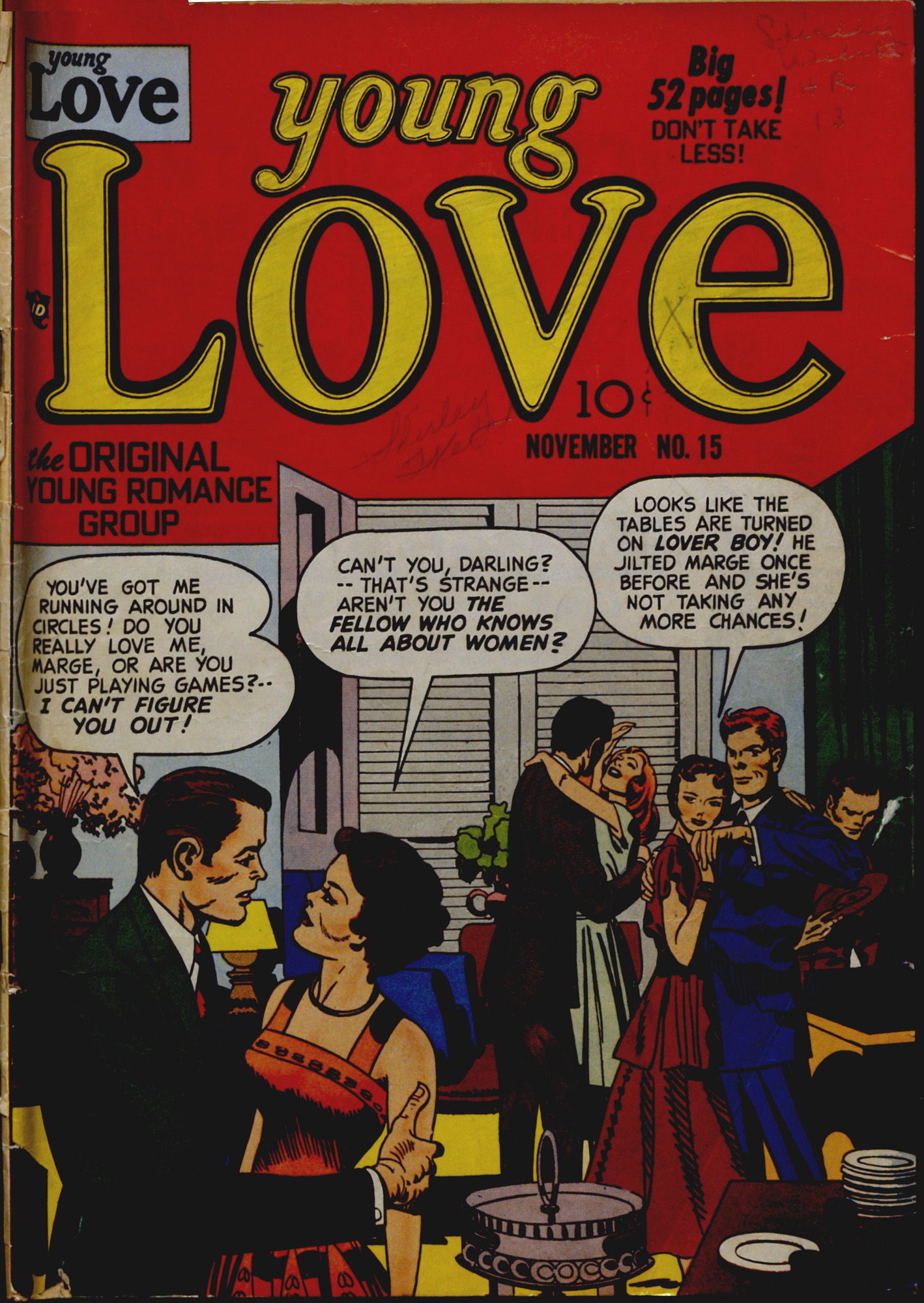 Read online Young Love (1949) comic -  Issue #15 - 1