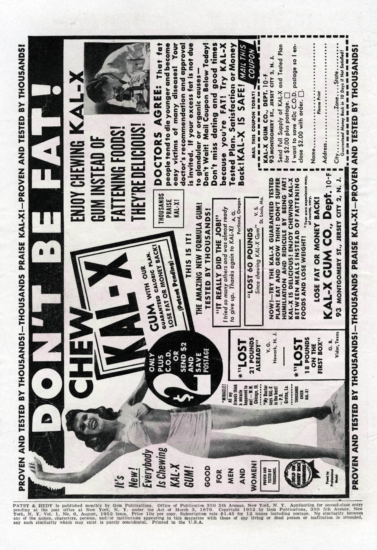 Read online Patsy and Hedy comic -  Issue #6 - 2