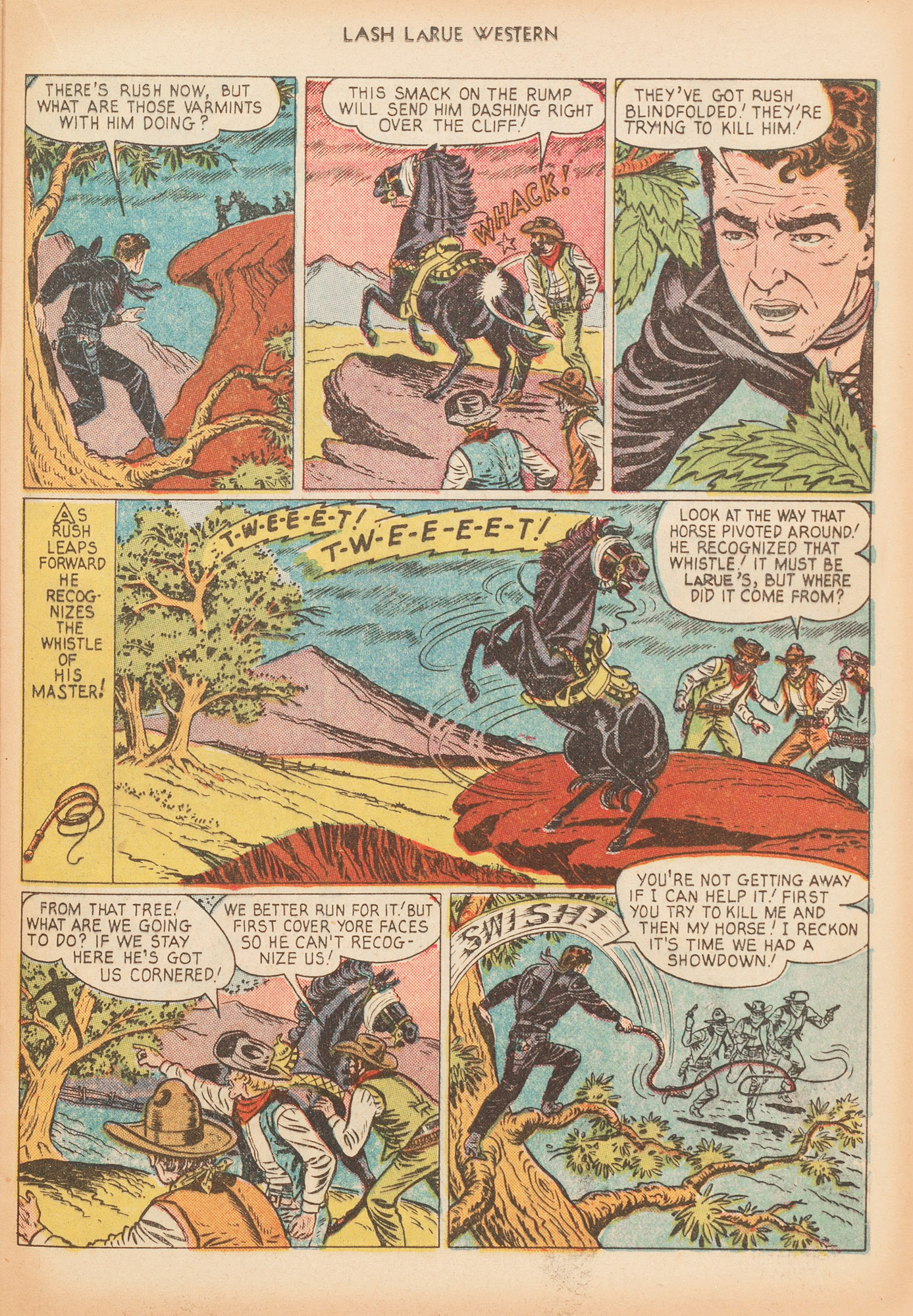 Read online Lash Larue Western (1949) comic -  Issue #16 - 21