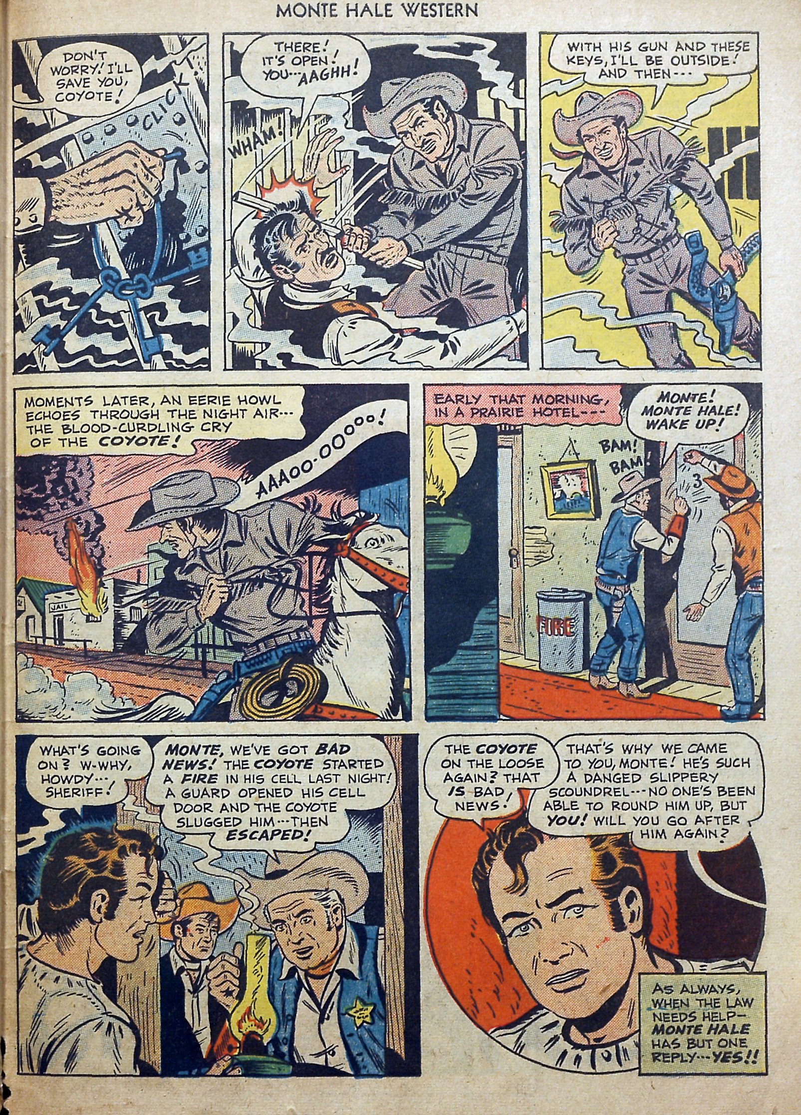 Read online Monte Hale Western comic -  Issue #46 - 43