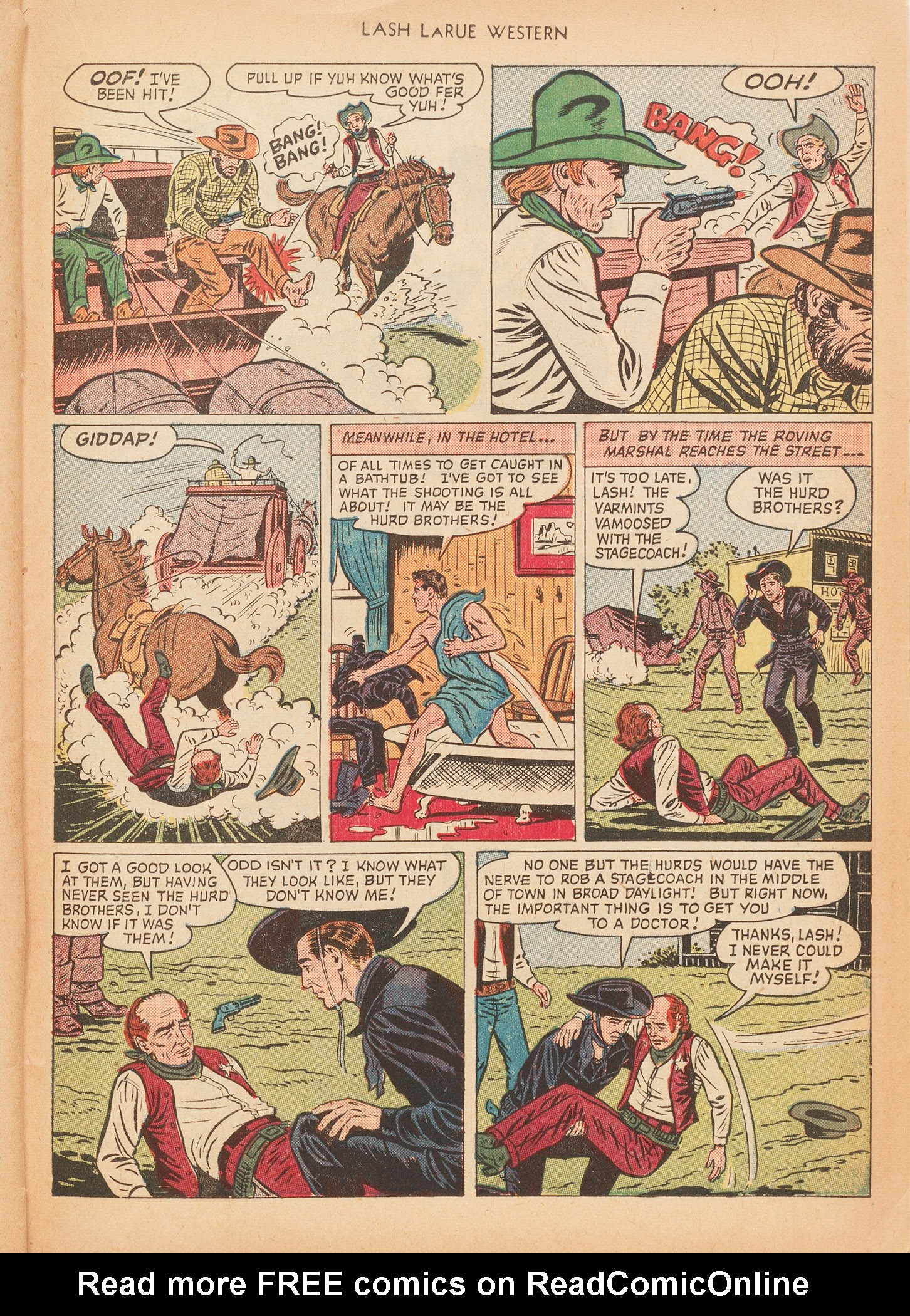 Read online Lash Larue Western (1949) comic -  Issue #15 - 39