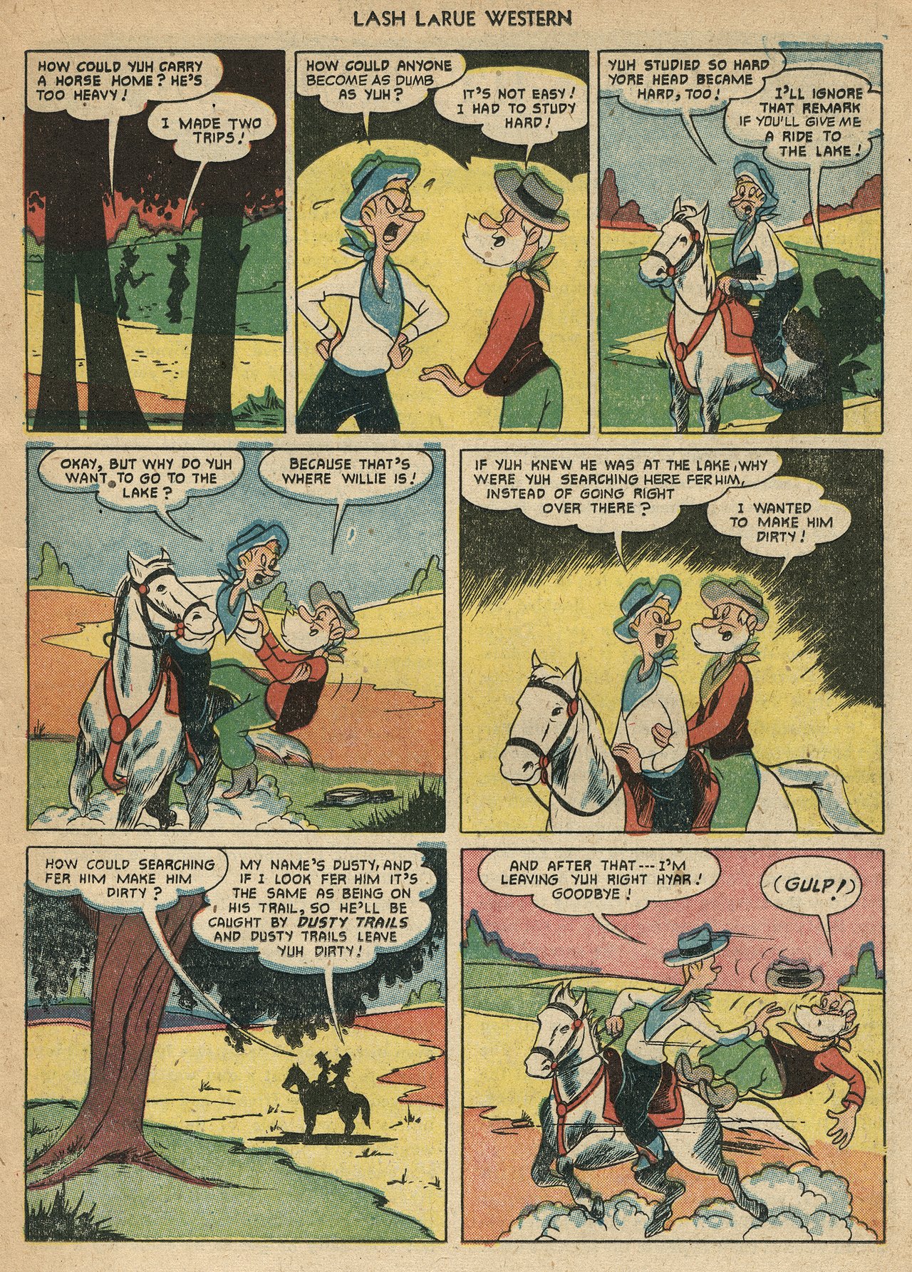 Read online Lash Larue Western (1949) comic -  Issue #22 - 15