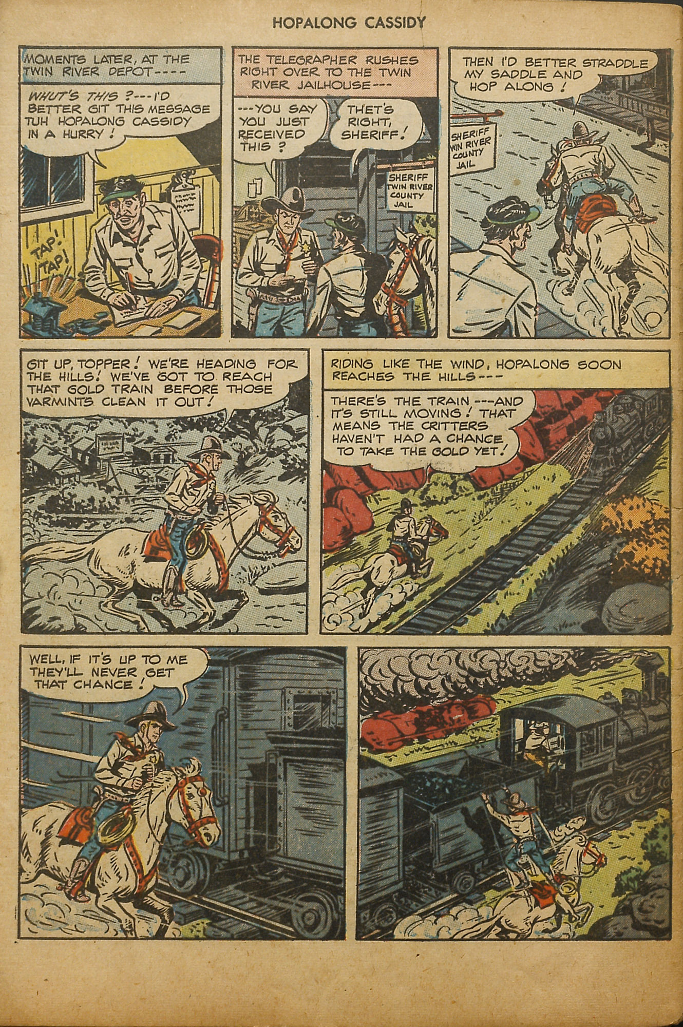 Read online Hopalong Cassidy comic -  Issue #24 - 48