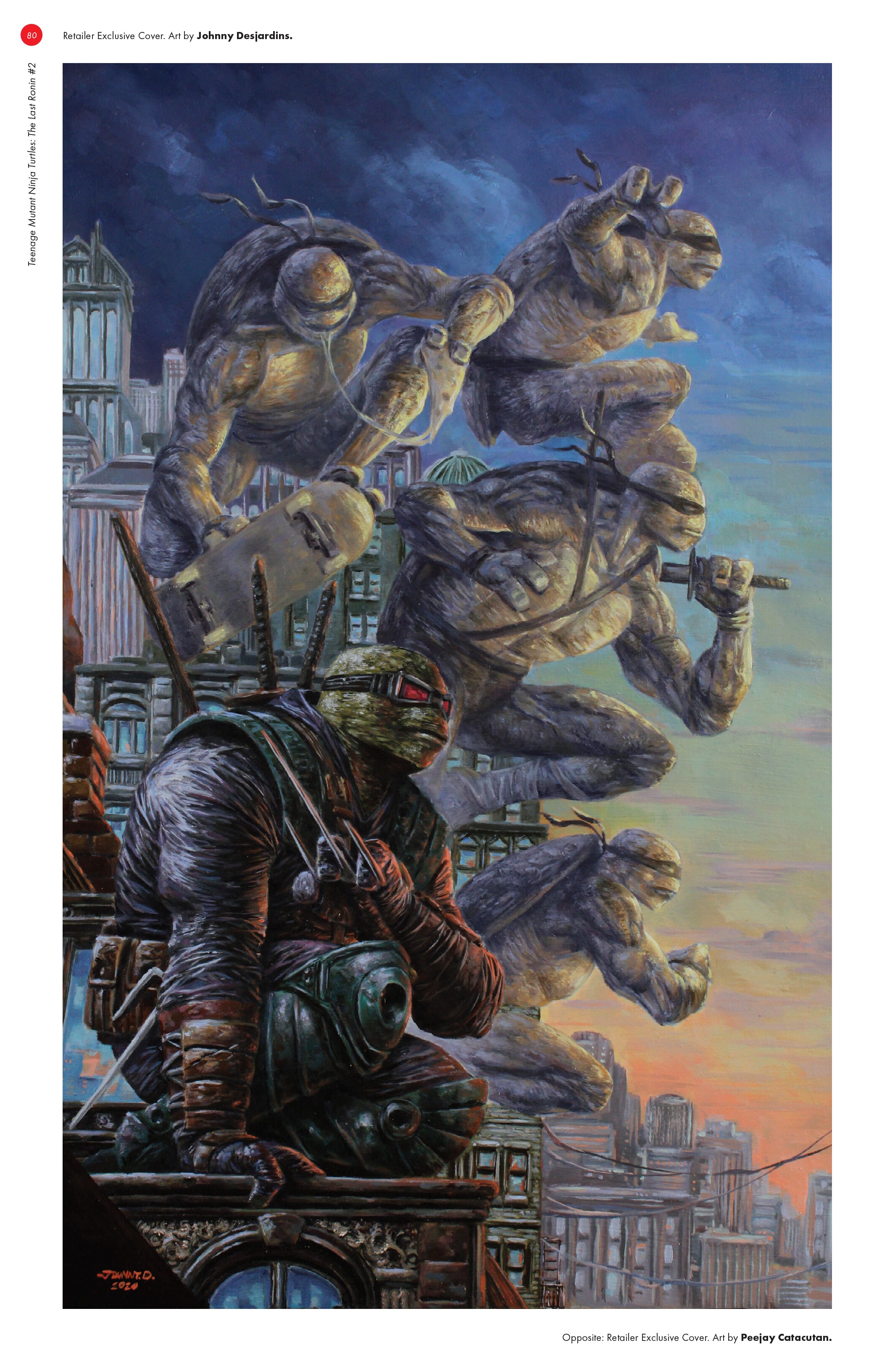 Read online Teenage Mutant Ninja Turtles: The Last Ronin - The Covers comic -  Issue # TPB (Part 1) - 78