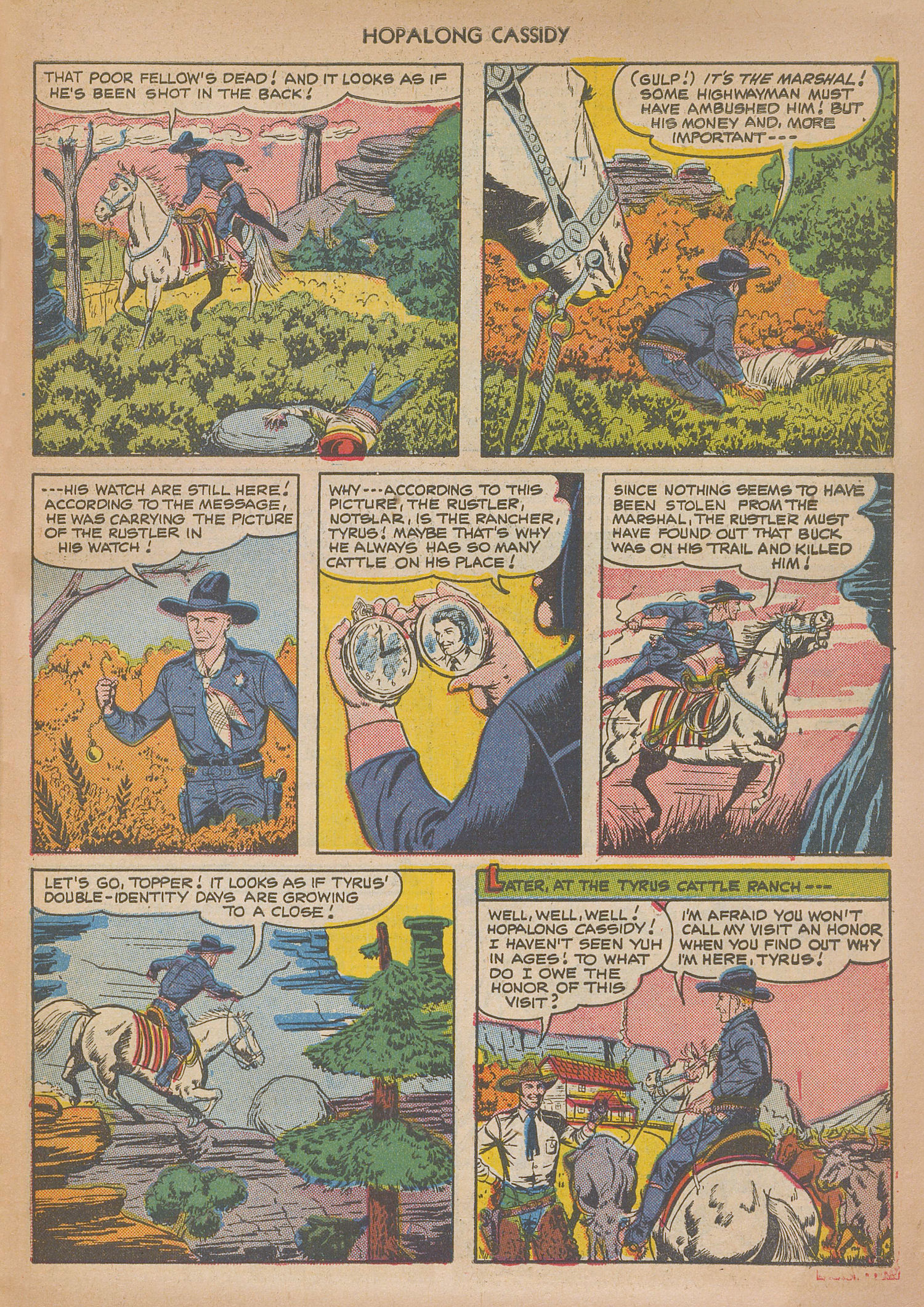 Read online Hopalong Cassidy comic -  Issue #51 - 43